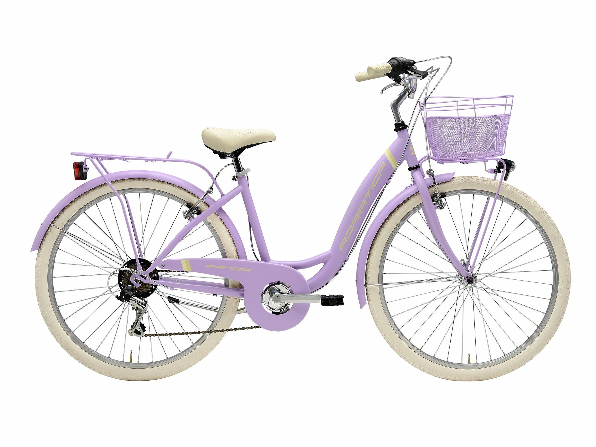 Adriatica Cityrad, 6 Gang Shimano, Kettenschaltung, Cityfahrrad 26 Zoll PANDA