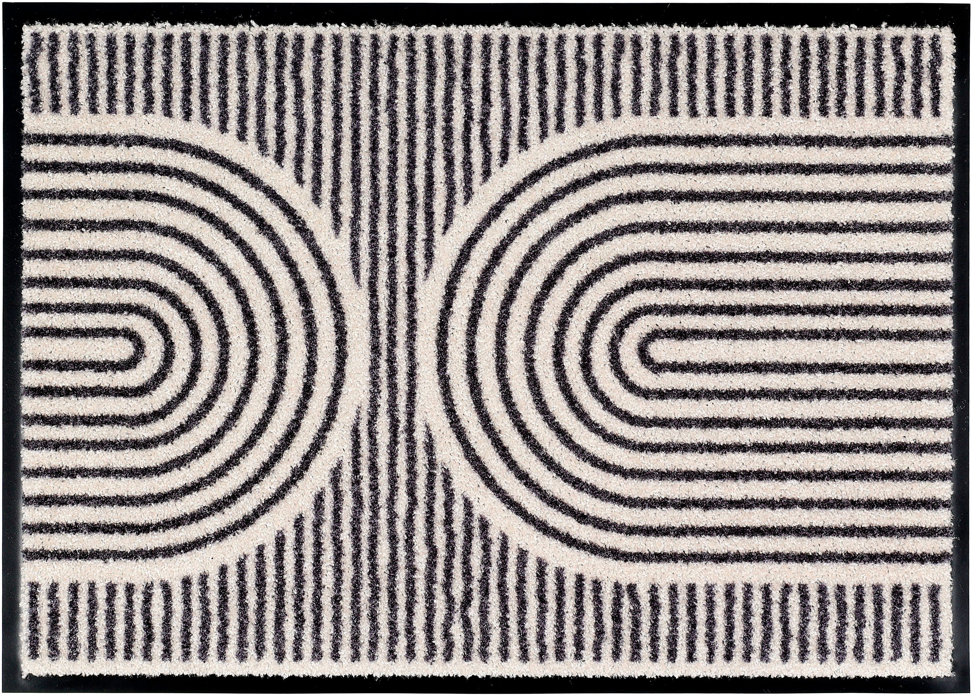 SCHÖNER WOHNEN-Kollektion Fußmatte Bellevue, rechteckig, Höhe: 8 mm, Türmatte, Schmutzfang, In und Outdoor, Sauberlauf, waschbar