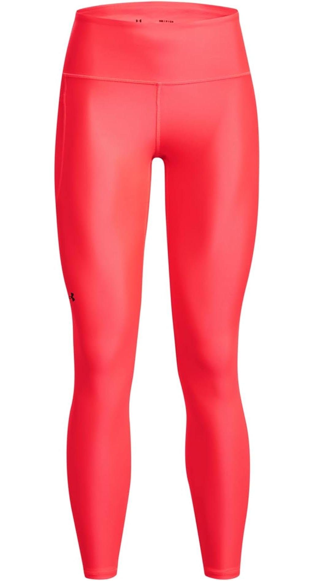 Neonorange Hi-Rise Sweatbermudas Full-Length Armour HeatGear® Armour® Under Damen Leggings