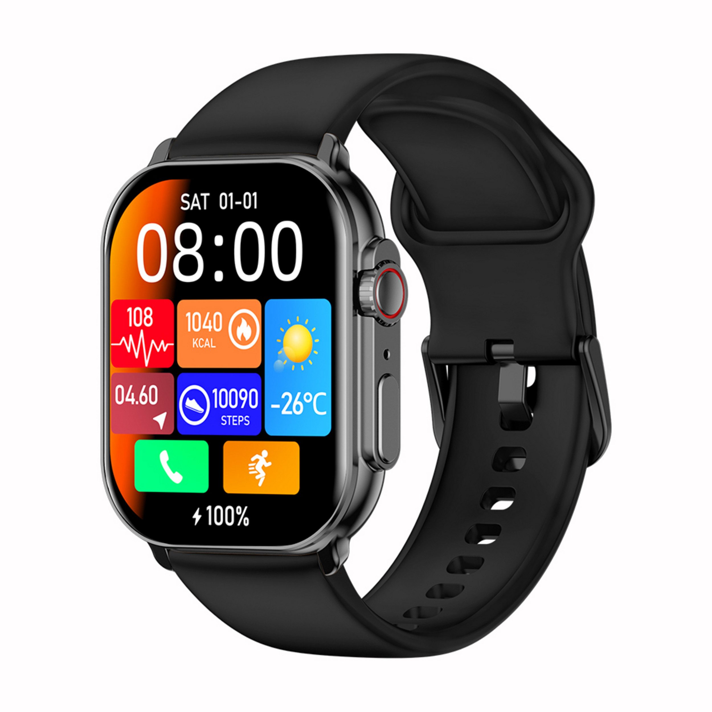 imiki Imiki Smartwatch SF1 Schwarz Smartwatch