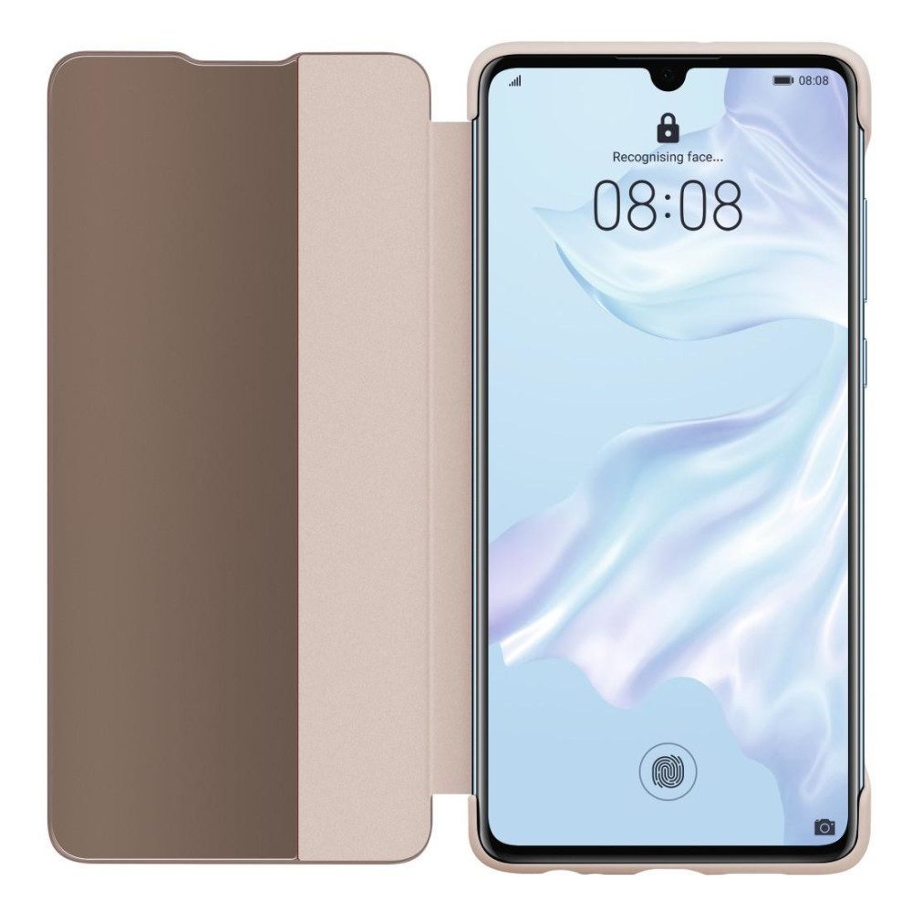 Huawei Handyhülle Booklet "Smart View Flip Cover" für HUAWEI P30, Pink (00190236)