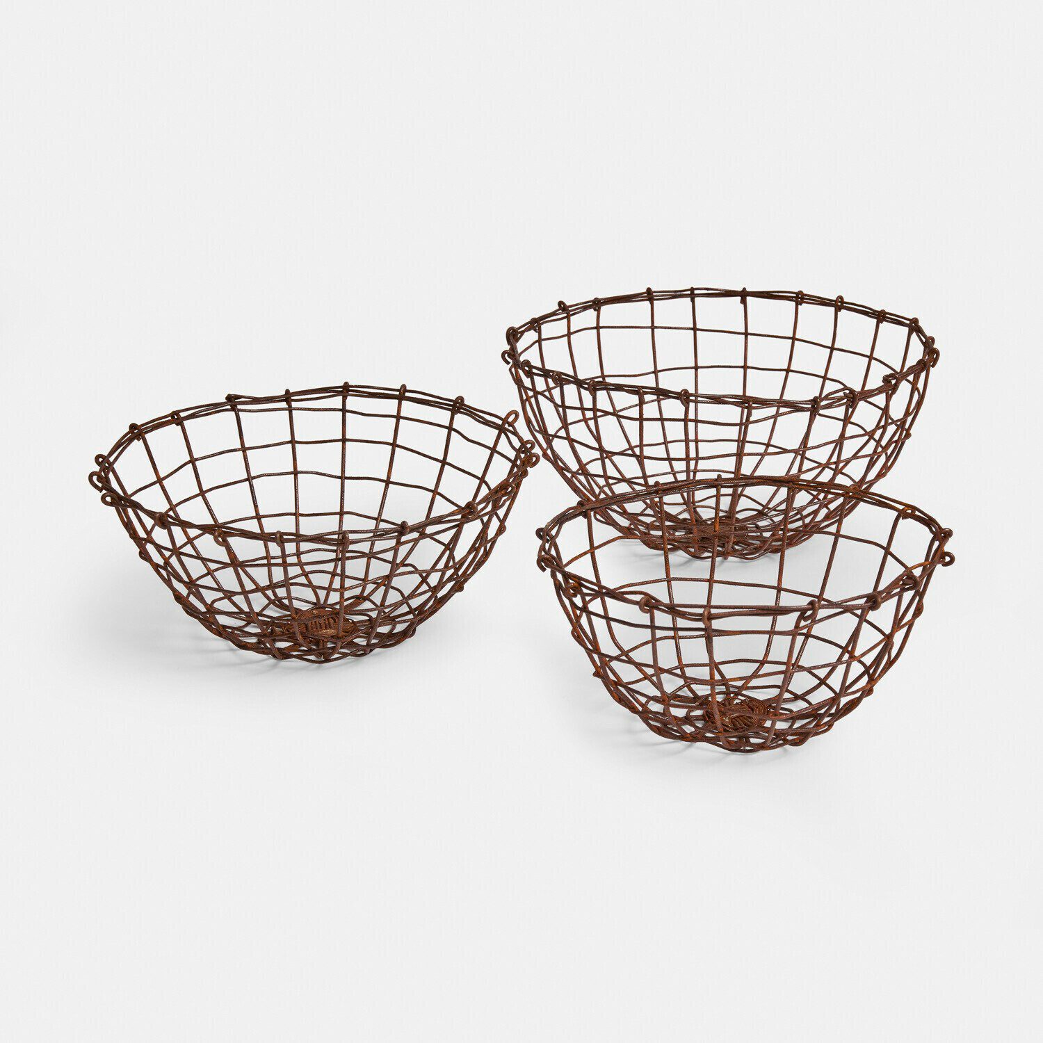 Mirabeau Dekokorb Korb 3er Set Brannora antikbraun (3er Set, 3er Set)