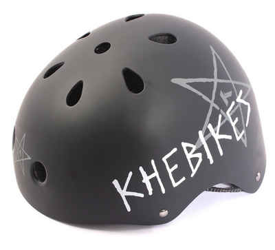 KHEbikes Fahrradhelm KHEbikes BMX Helm PRO matt schwarz S