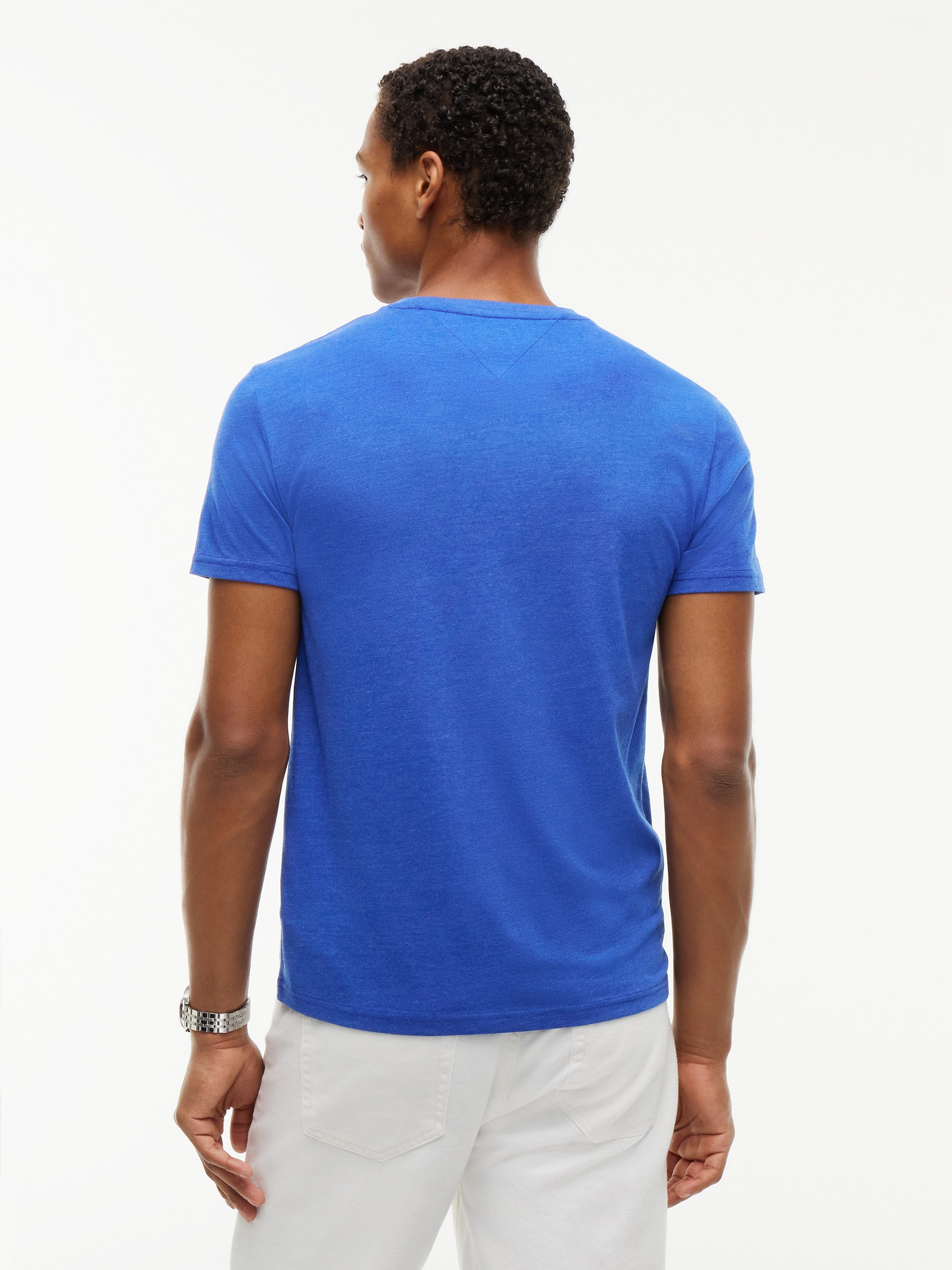 Tommy Jeans T-Shirt TJM XSLIM JASPE HTR TEE EXT Mit Rundhalsausschnitt