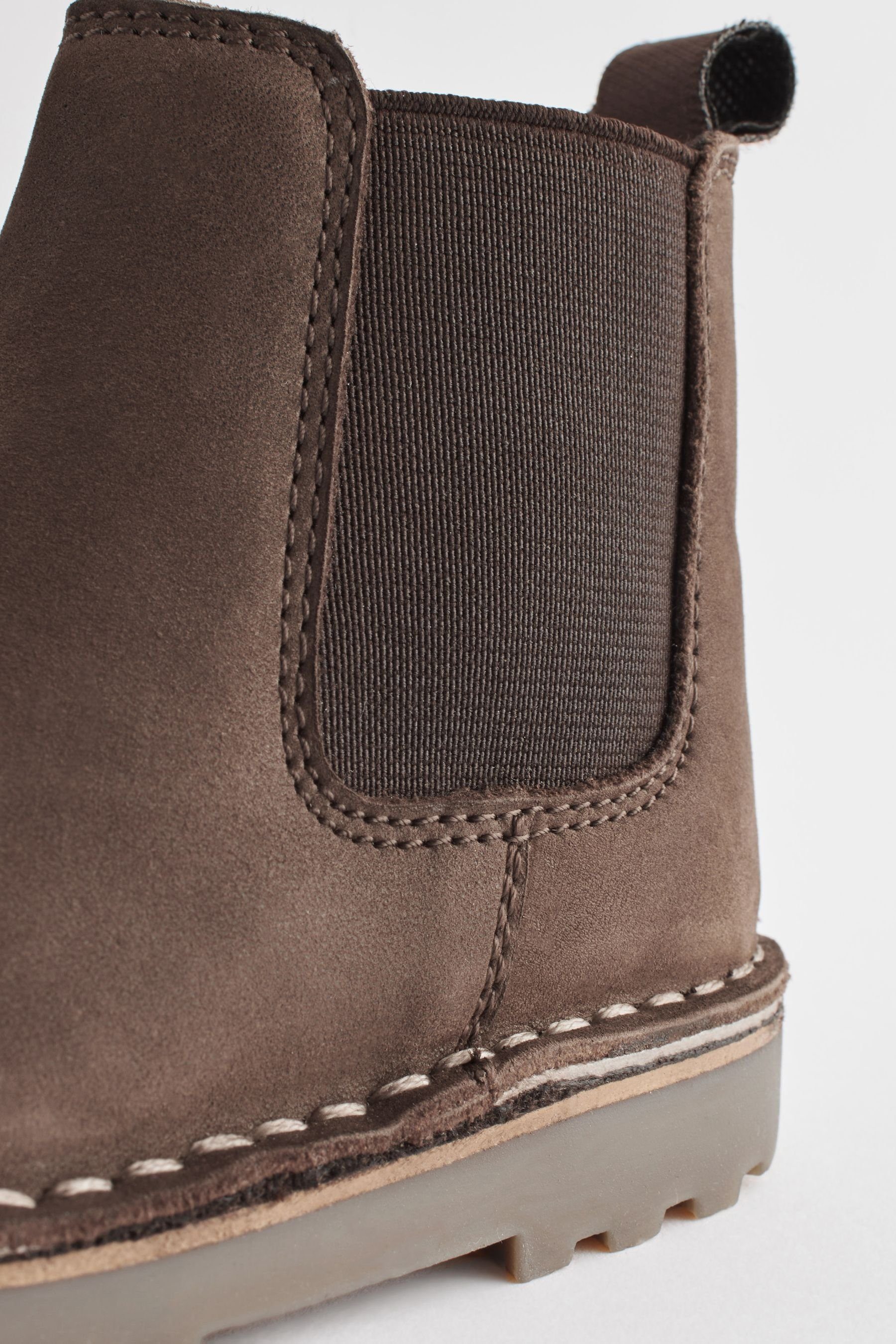 Next Warme Chelseastiefel aus Leder - Weite Passform Chelseaboots (1-tlg)