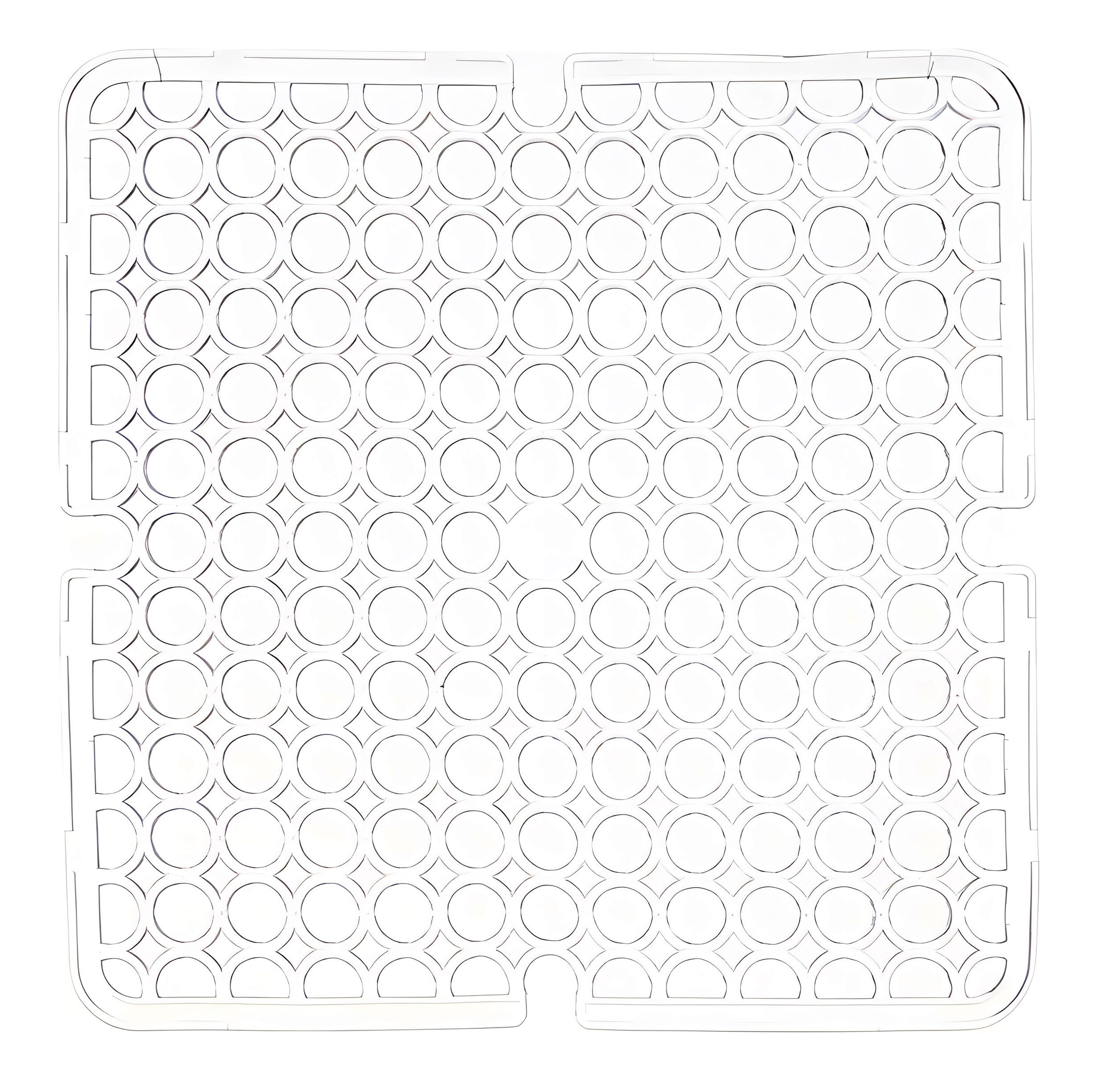 KINVARA Abtropfmatte SPÜLBECKEN Einlage 28x28cm eckig Spülbeckenmatte Spülbeckeneinlage 98, Spülmatte Abtropfmatte Matte