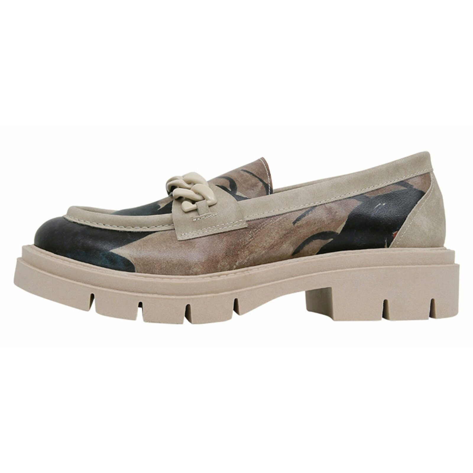 DOGO Cindy Loafer Petals Damen Halbschuhe Loafer Handgefertigt