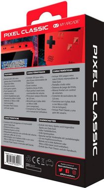 MYARCADE Classic, Pixel Player - Handheld Konsole mit 300 Spielen