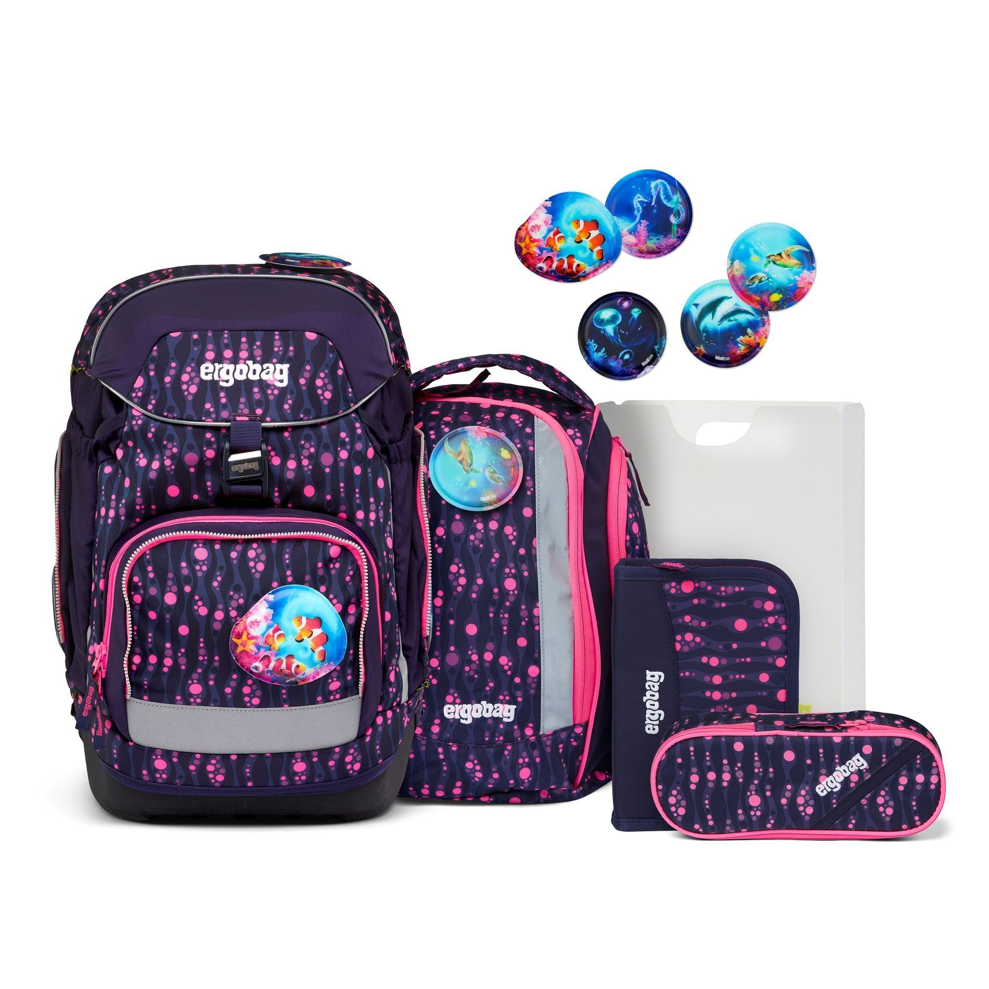 ergobag Schulranzen »Pack Bärmuda Viereck« (Schulrucksack ...