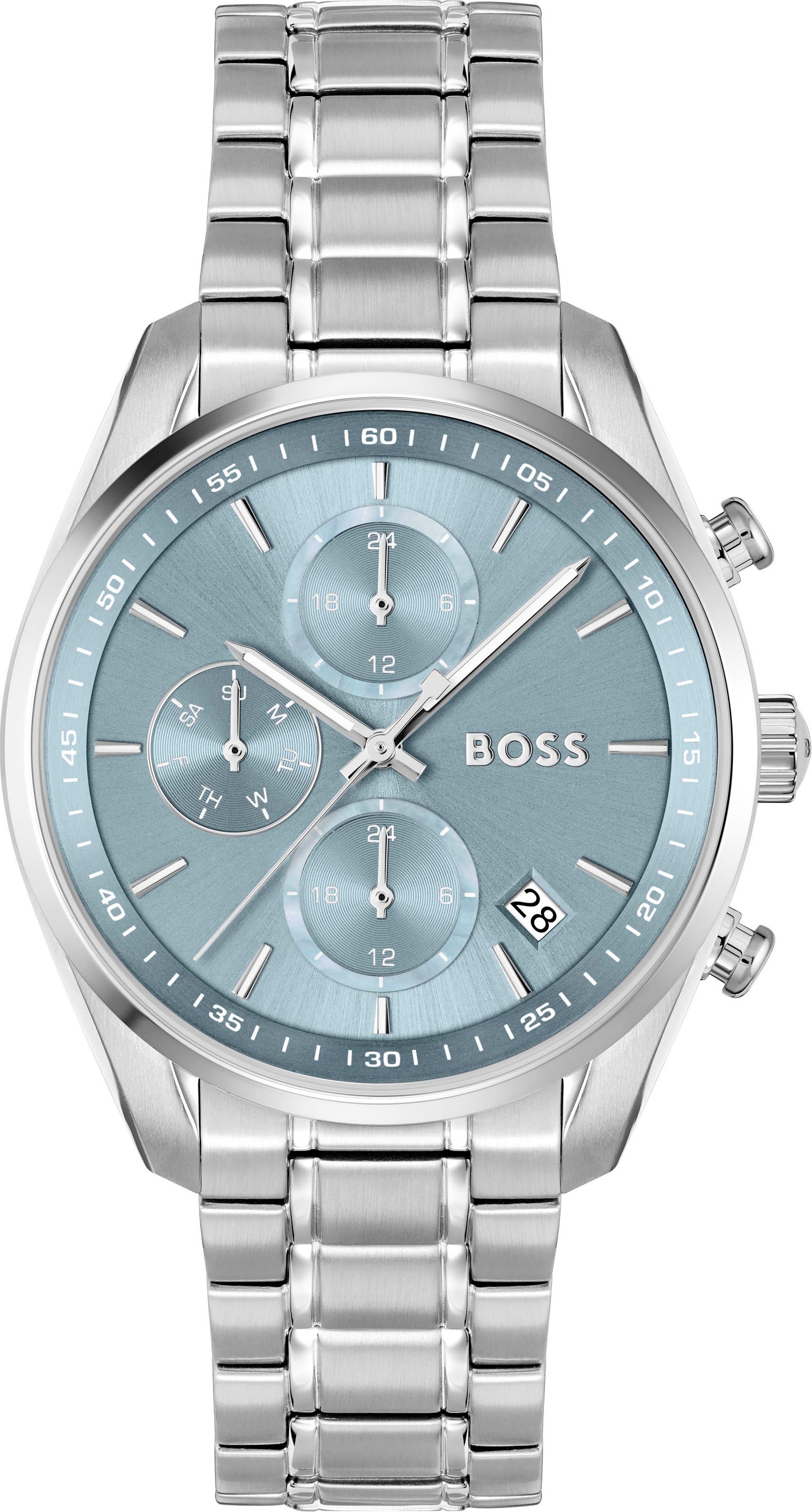 BOSS Multifunktionsuhr GRAND TOUR LADIES 1502767, Quarzuhr, Armbanduhr, Dam günstig online kaufen