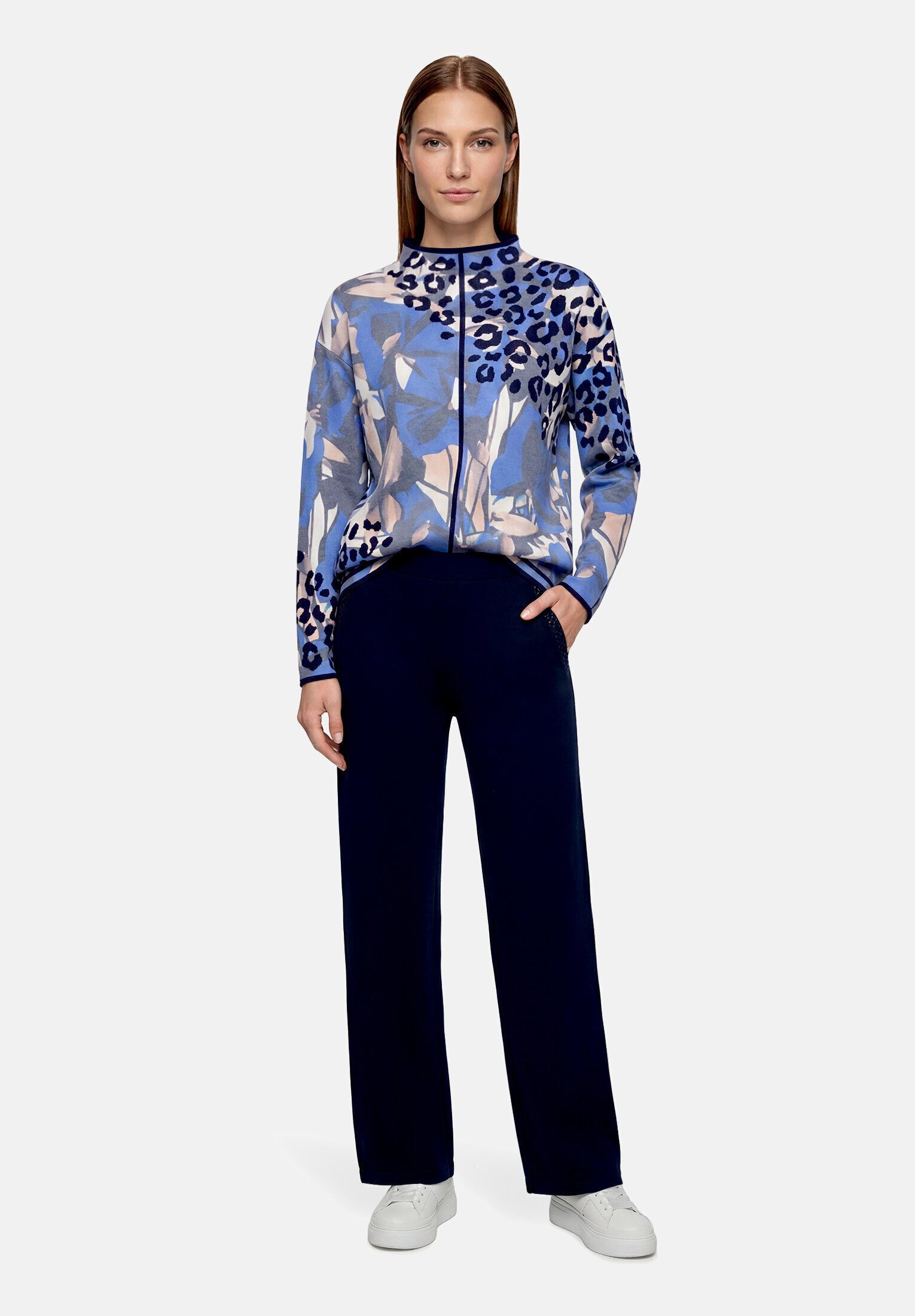 Betty Barclay Strickpullover Damen mit Print (1-tlg)