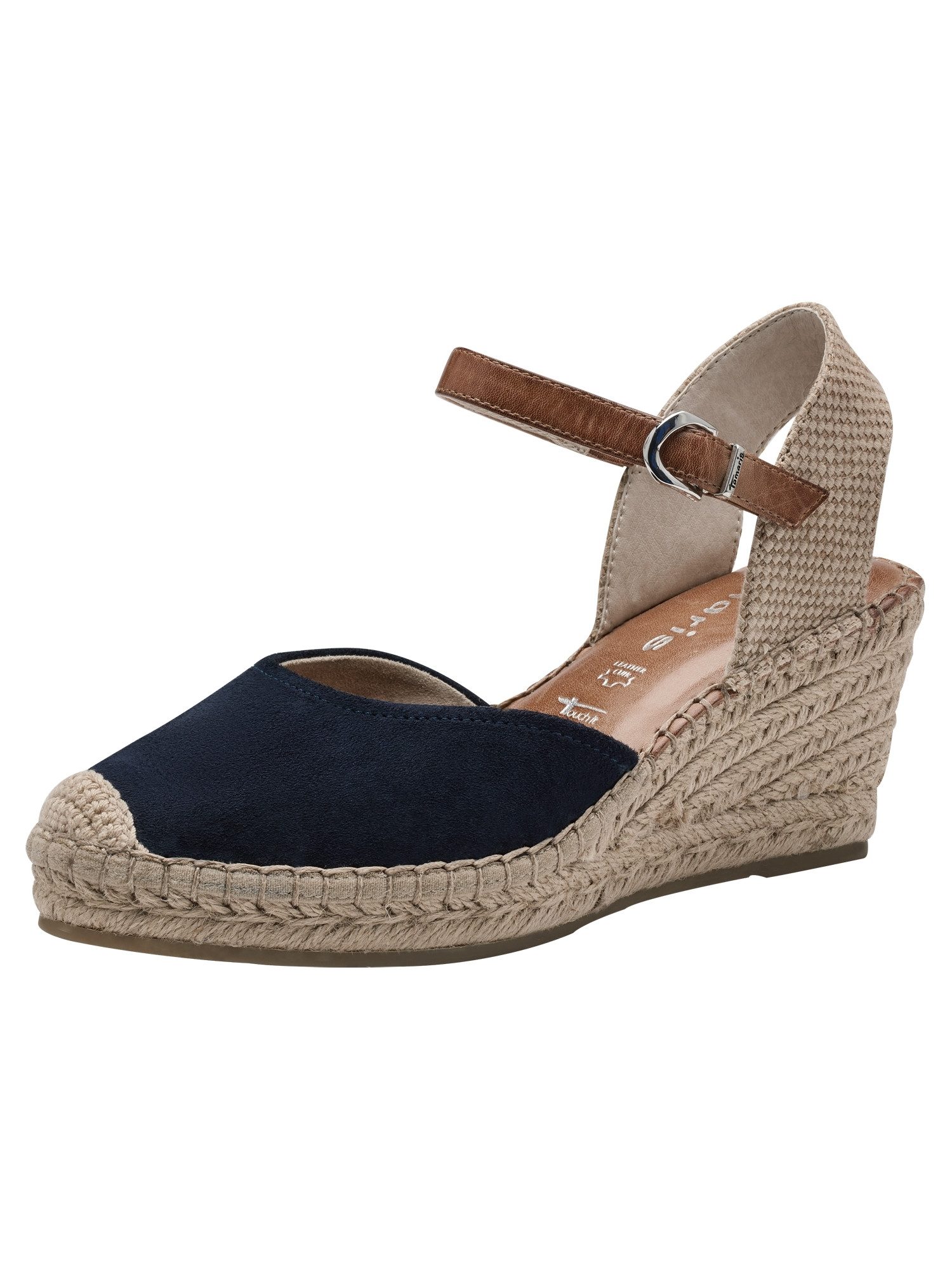 Tamaris ANTIslide, TOUCH-IT mit Absatz Keilabsatz Espadrille ANTIslide