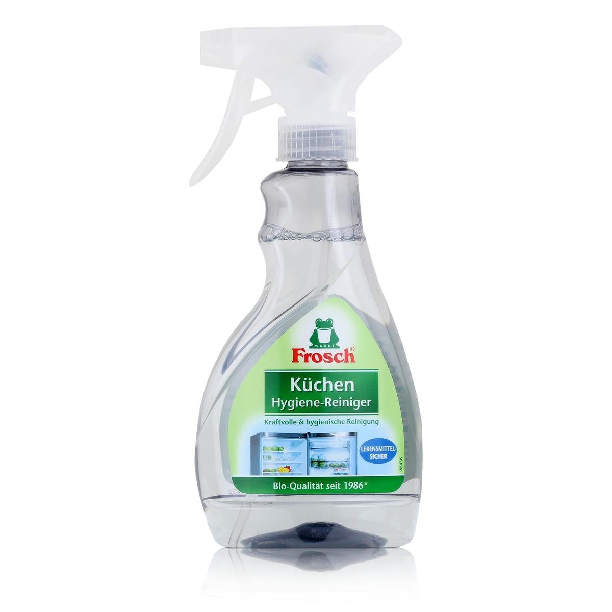 FROSCH Frosch Küchen Hygiene-Reiniger 300ml - Lebensmittel-Sicher (1er Pack) Küchenreiniger