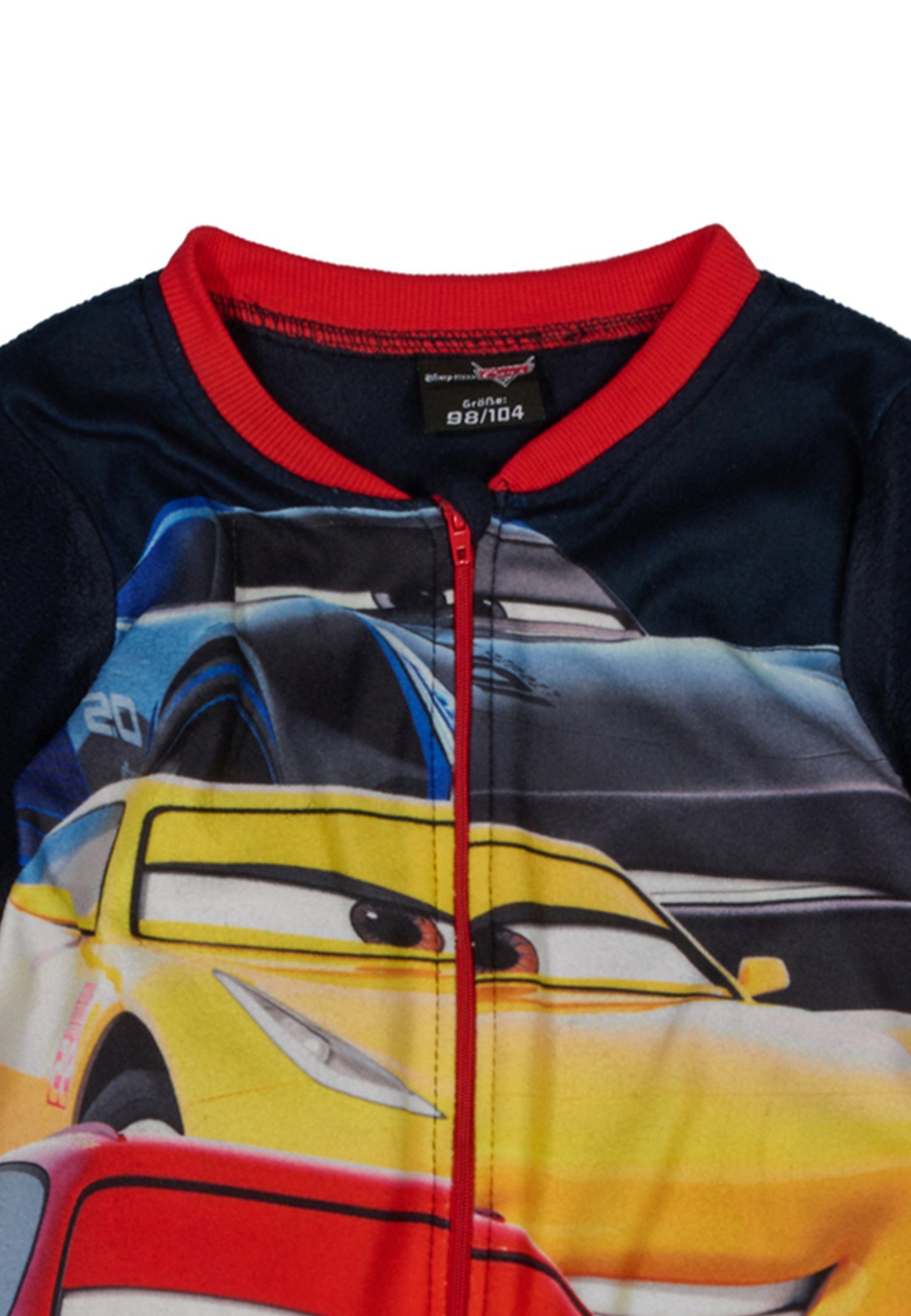 ONOMATO! Schlafanzug Cars Jumpsuit Schlaf Pyjama Overall Jungen langarm