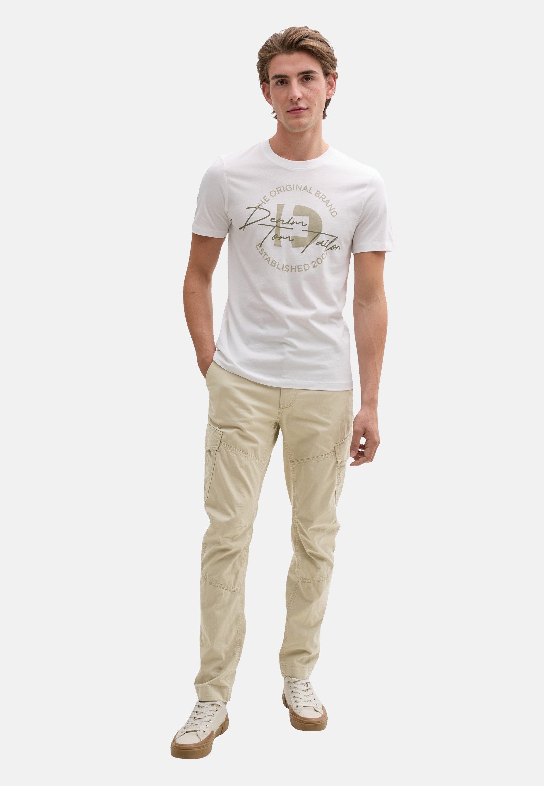 TOM TAILOR Cargohose Cargohose lange Hose mit vielen Taschen (1-tlg)