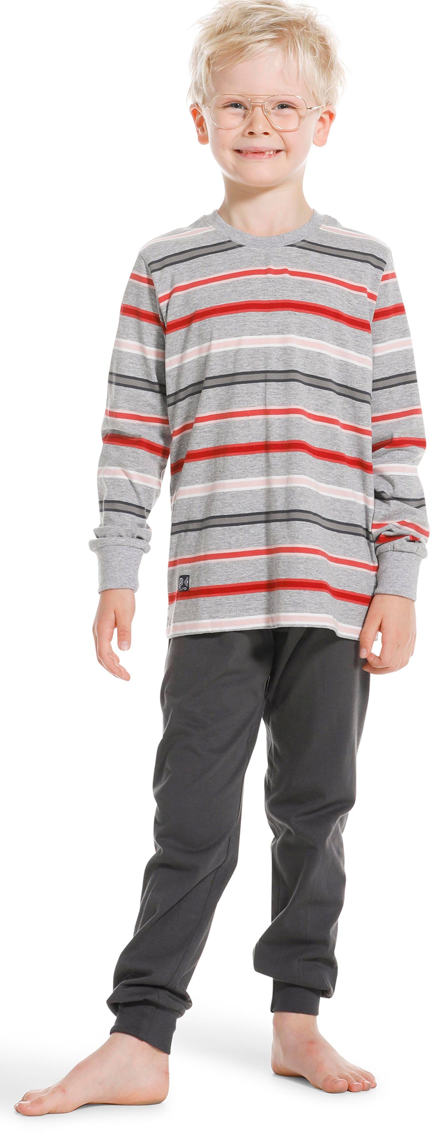 Pastunette Schlafanzug Jungen Schlafanzug (2 tlg) Jersey Qualität