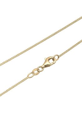 Elli Kette mit Anhänger Tropfen Anhänger Gehämmert Organic 925 Silber, Plättchen