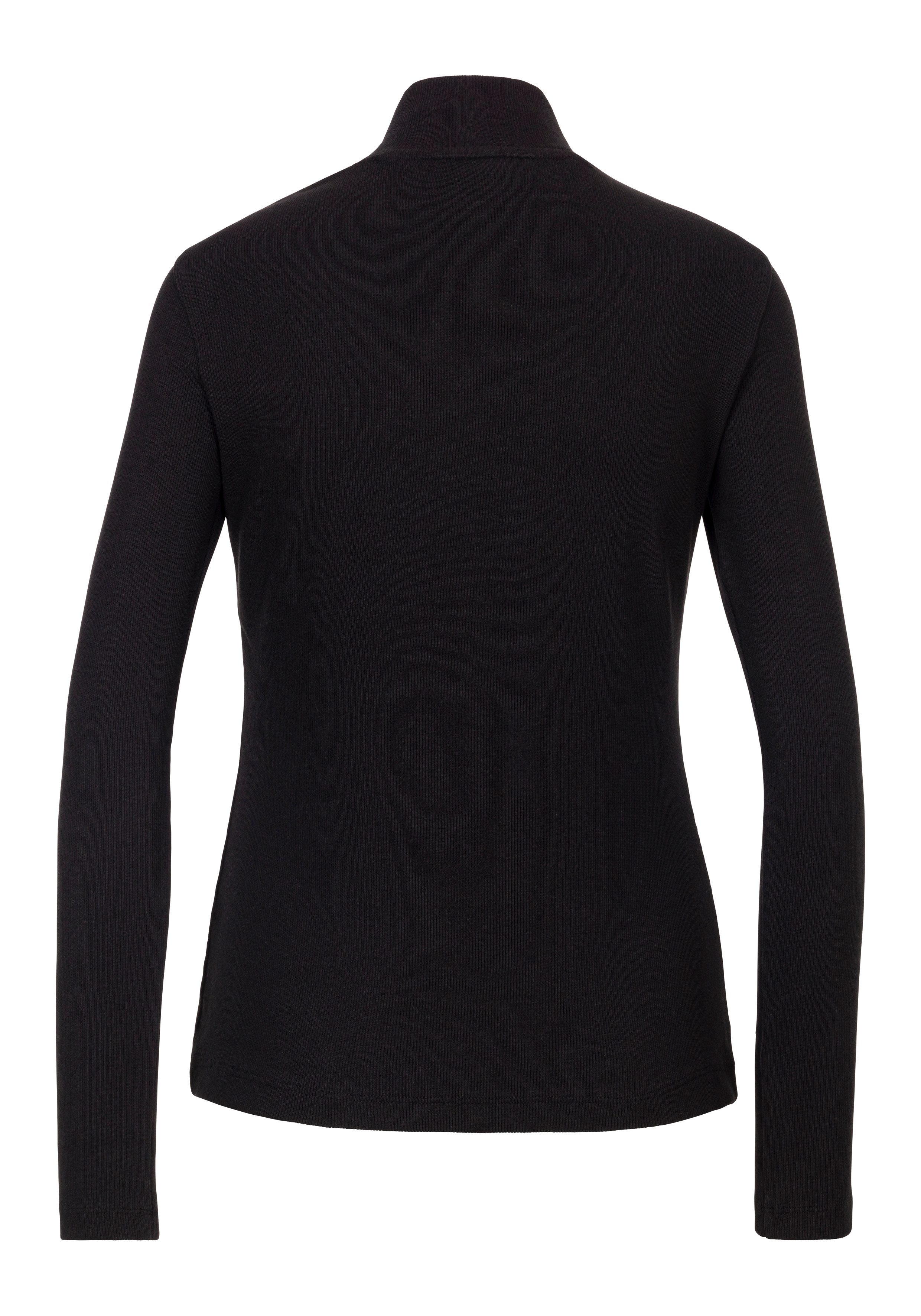 HUGO Longsleeve Easy Longsleeve mit Stehkragen – Bild 5 von 5