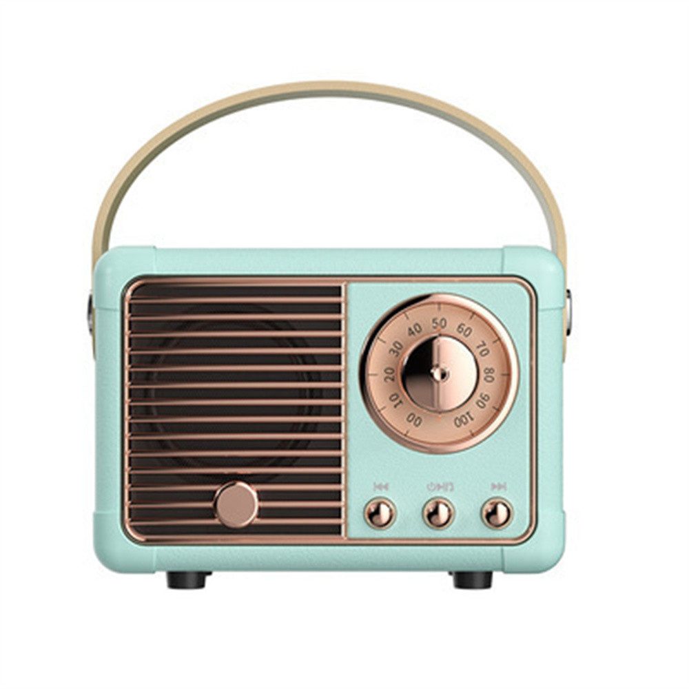 Bifurcation mit Bluetooth, nostalgisches Radio(Blau) Retro-Radio