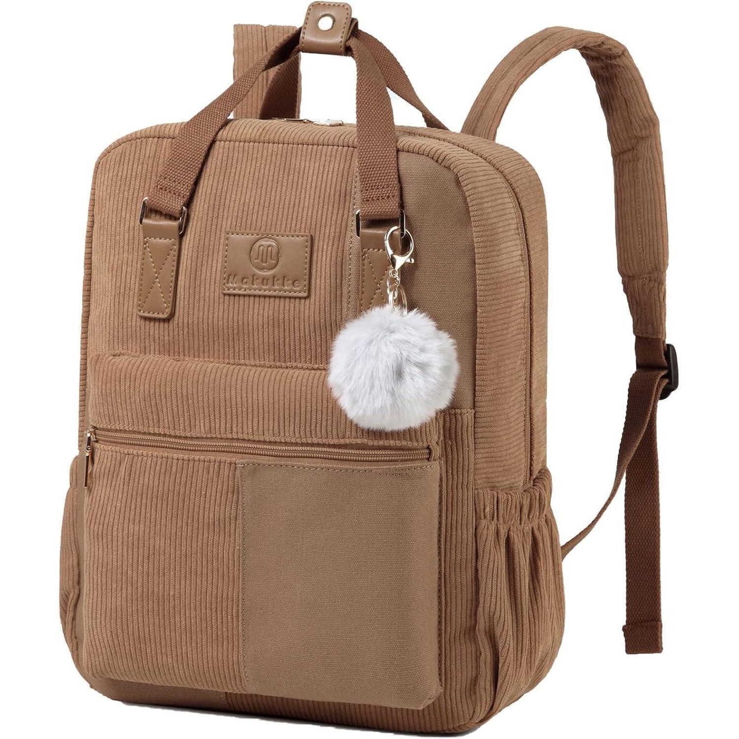 Daypack Cord Rucksack Damen Herren Daypack Anti-Theft Tasche Casual Citytasche