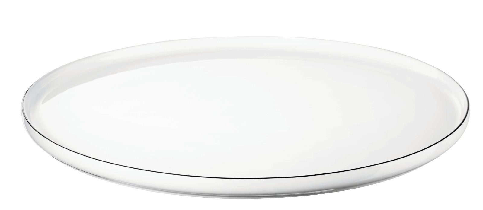 ASA SELECTION Dessertteller à table ligne noire oco Dessertteller m. Rand 21cm, Geschirr