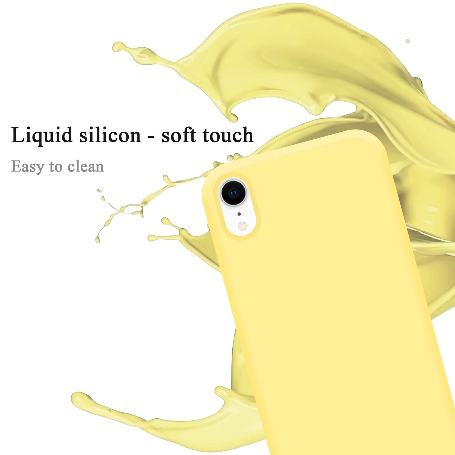 Cadorabo Handyhülle für iPhone XR Hülle Apple iPhone XR, Flexible Hülle TPU Silikon Schutzhülle Back Cover Case
