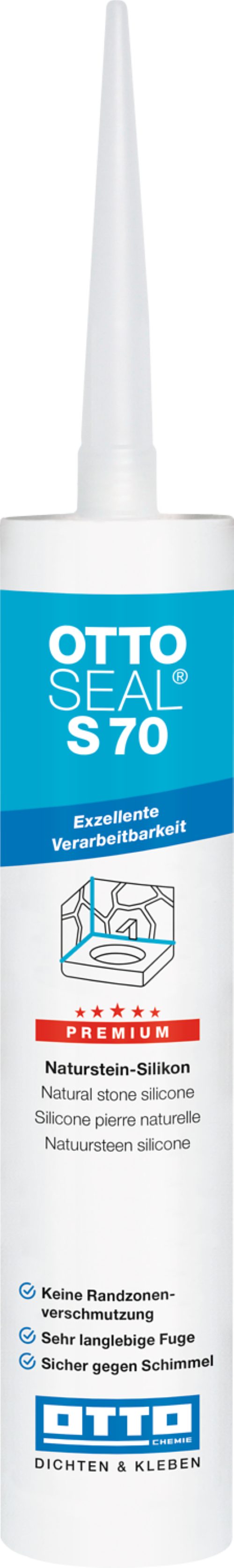 OTTO-Chemie Silikon Ottoseal S70 Premium-Naturstein-Silikon 310ml, gebrauch günstig online kaufen