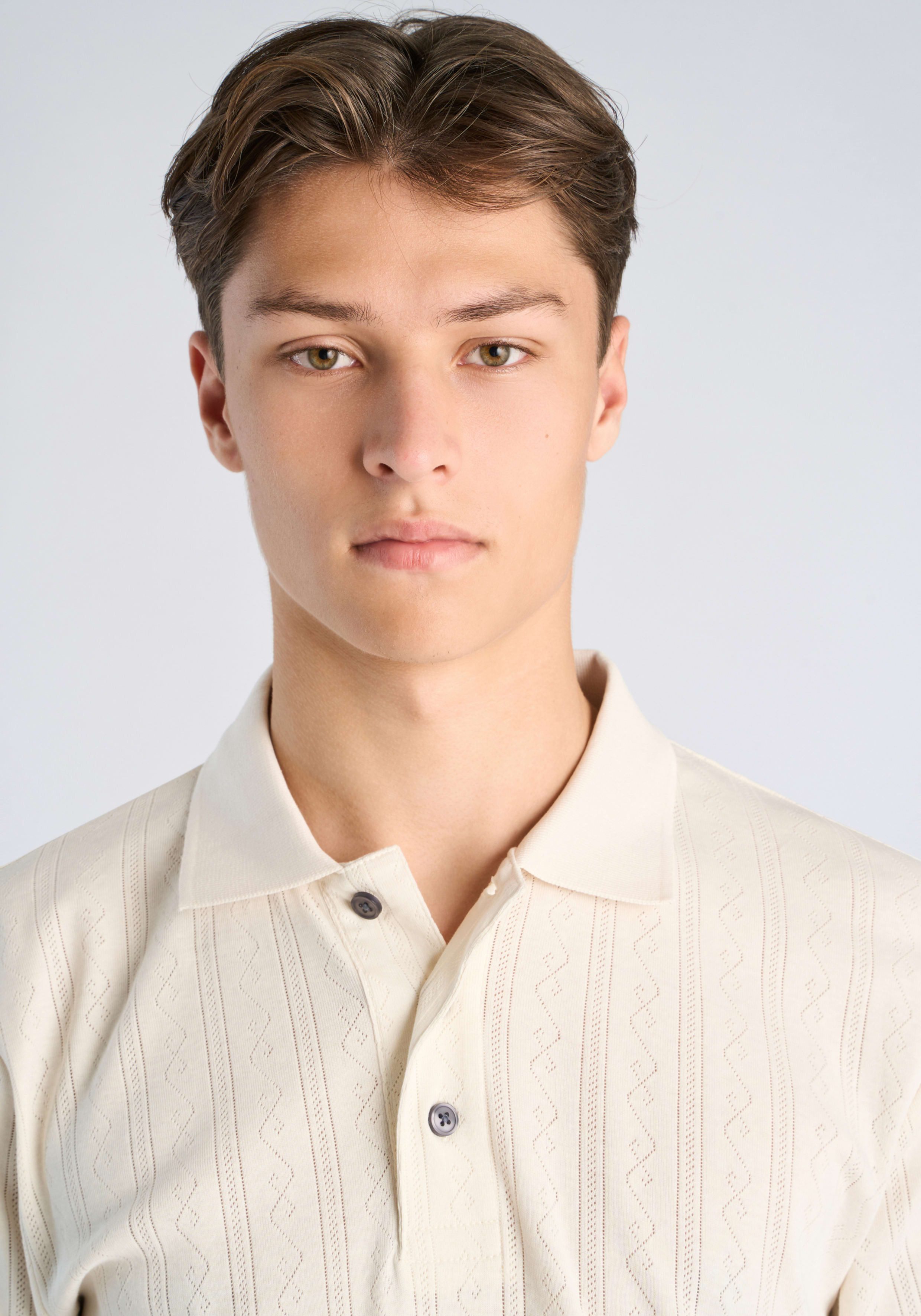 LINDBERGH Poloshirt Sommer-Polo mit feiner Strickstruktur – Bild 3 von 5