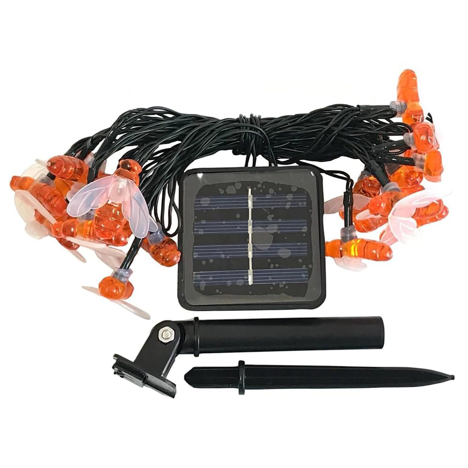 LED-Lichterkette 20 LED 5M Solar Led Strip Kette Lichterkette Bienen Lichterketten Akku