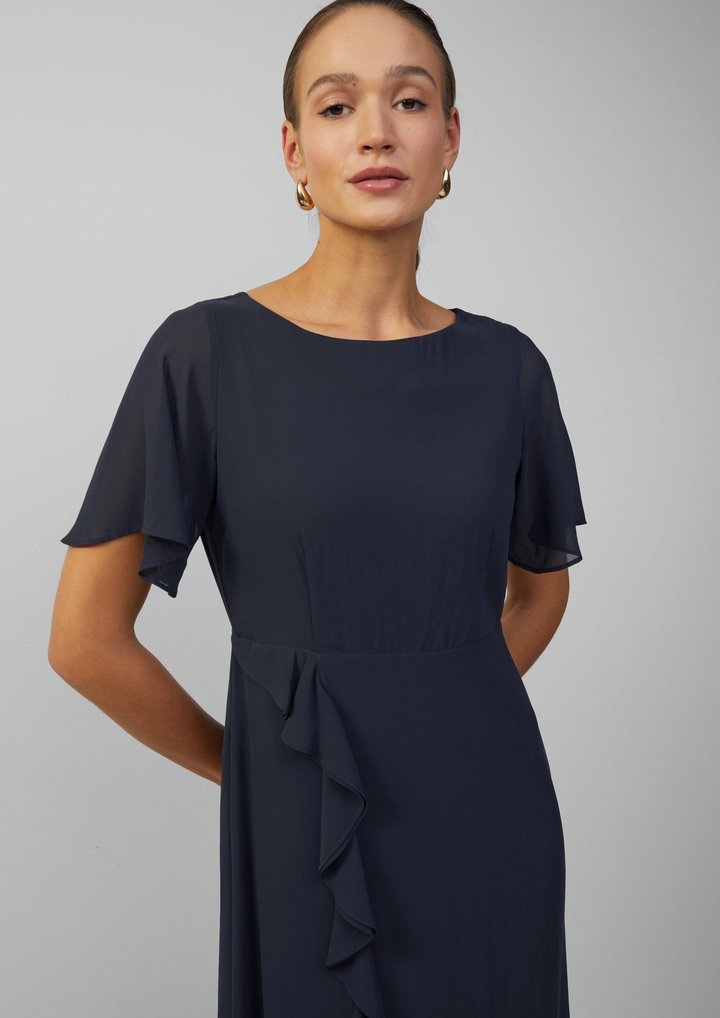 s.Oliver BLACK LABEL Minikleid Chiffonkleid mit günstig online kaufen