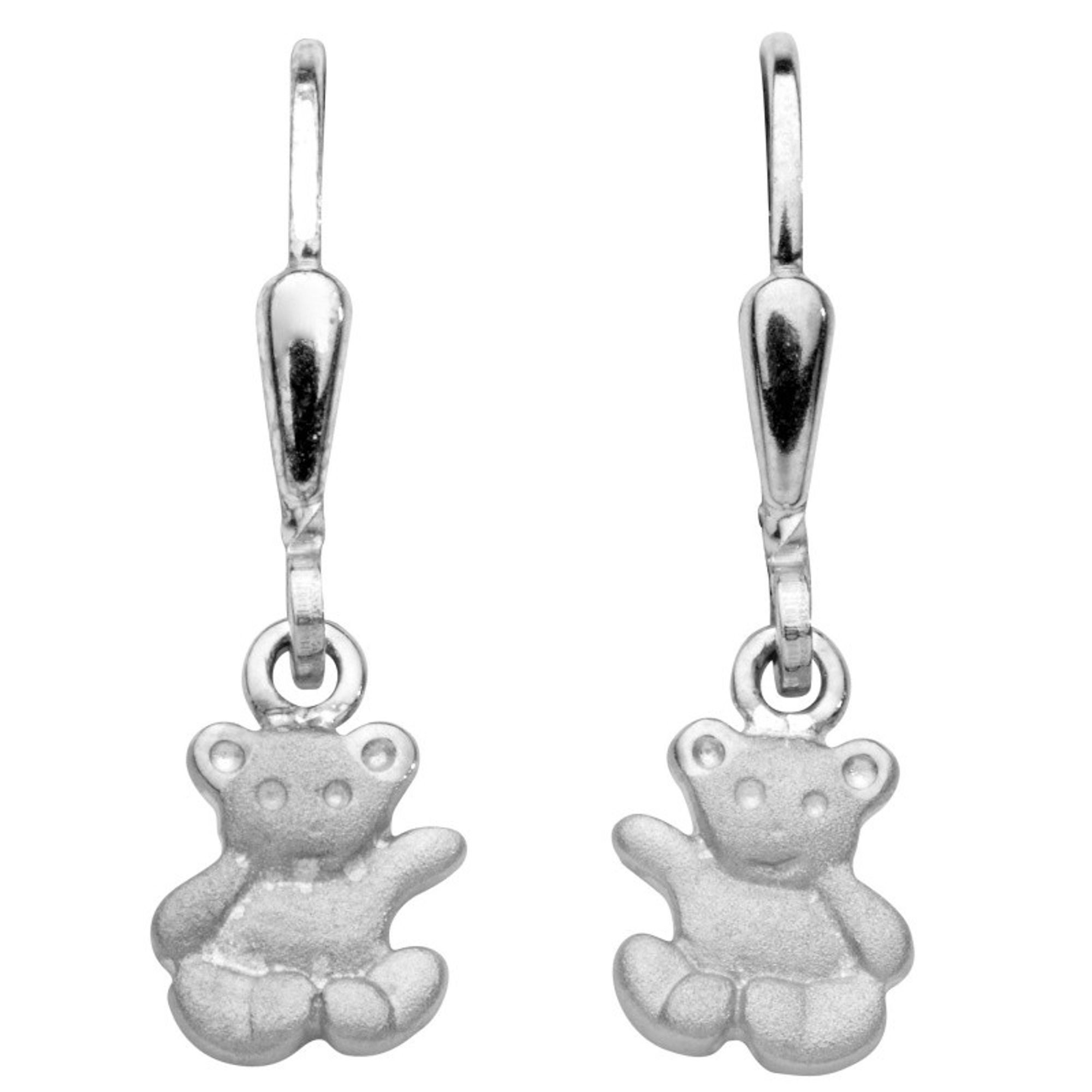 Miamar Ohrring-Set SK38, Miamar SK38 Kinder Ohrringe Bär Silber Kinderschmuck