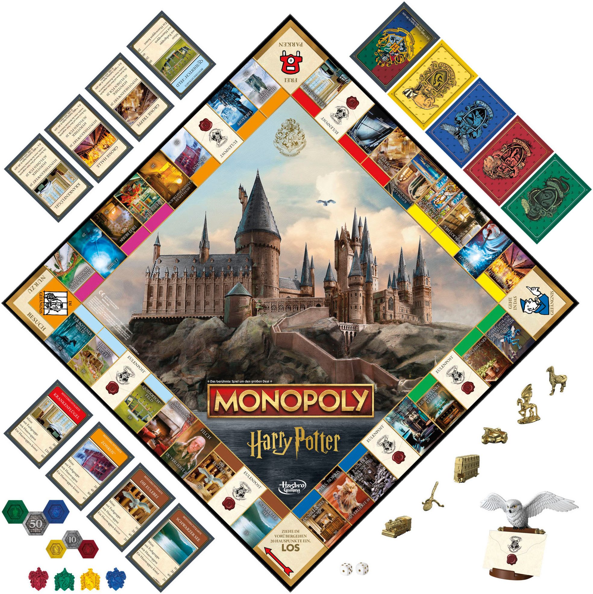 Hasbro Spiel Monopoly Harry Potter, Gesellschaftsspiel