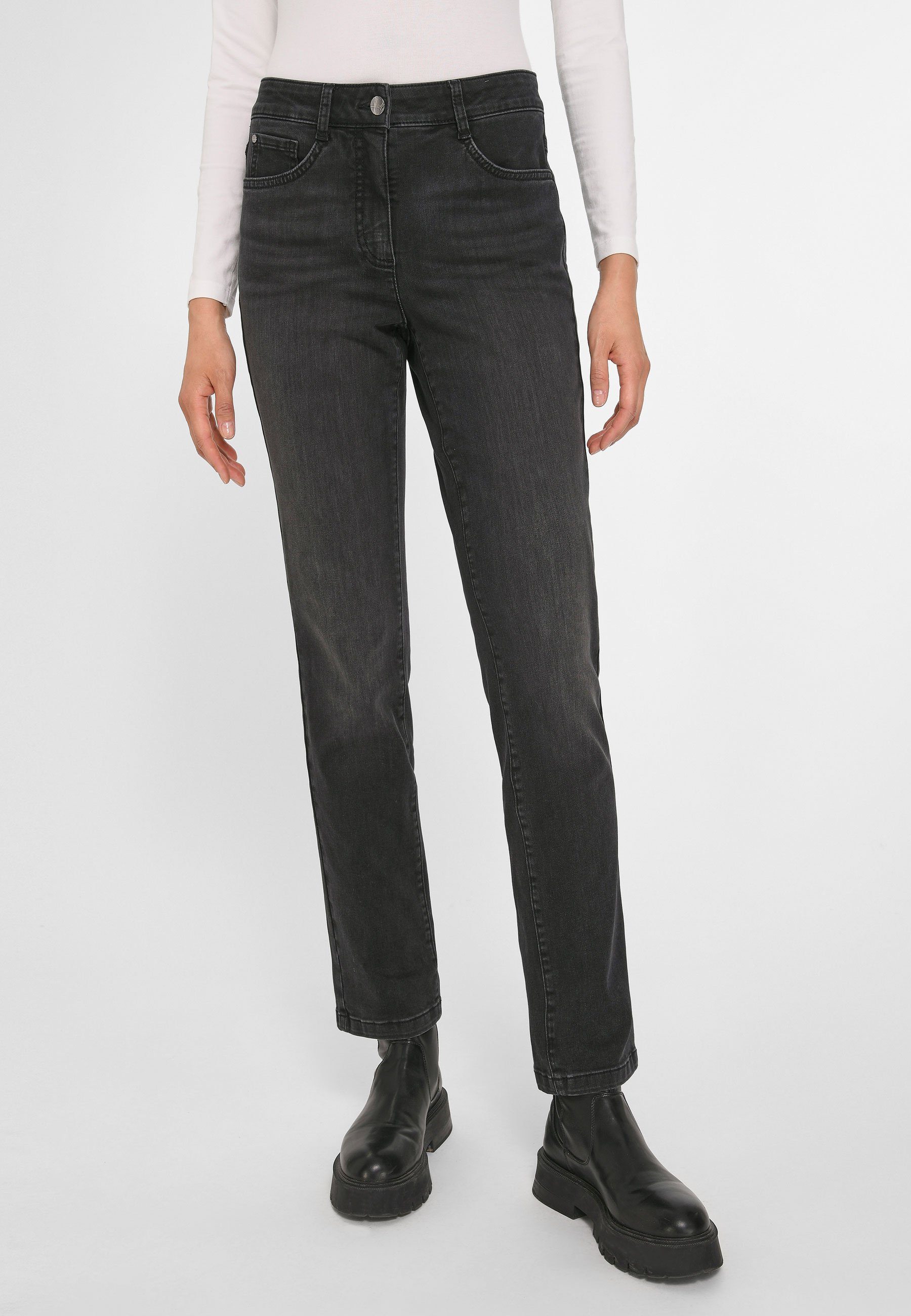 Basler 5-Pocket-Jeans Cotton mit Taschen black_denim | Jeans