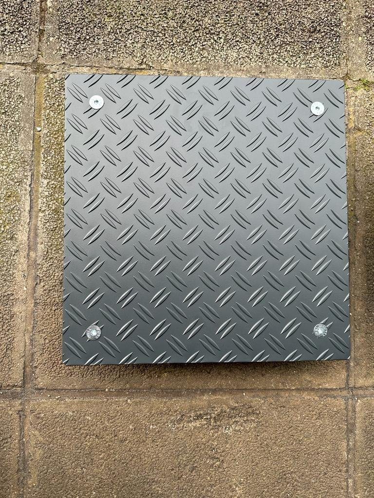 Schlögel Pflanzenroller Pflanzenroller Pflanzenroller AluGrip-quadratisch Ral7016, 0.00