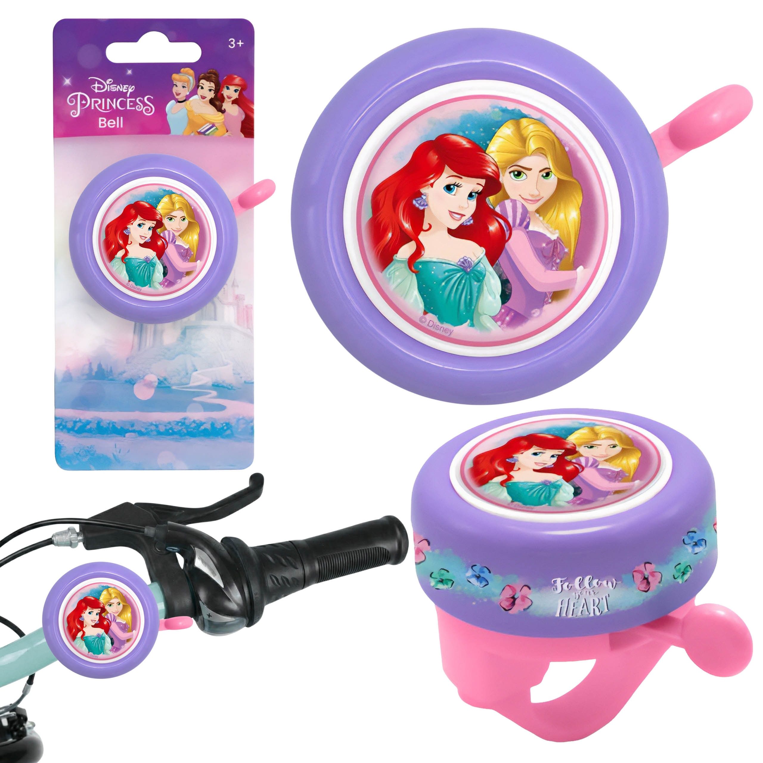 Disney Princess Fahrradklingel DISNEY PRINCESS Metall-Fahrradklingel für Kinderfahrrad & Roller