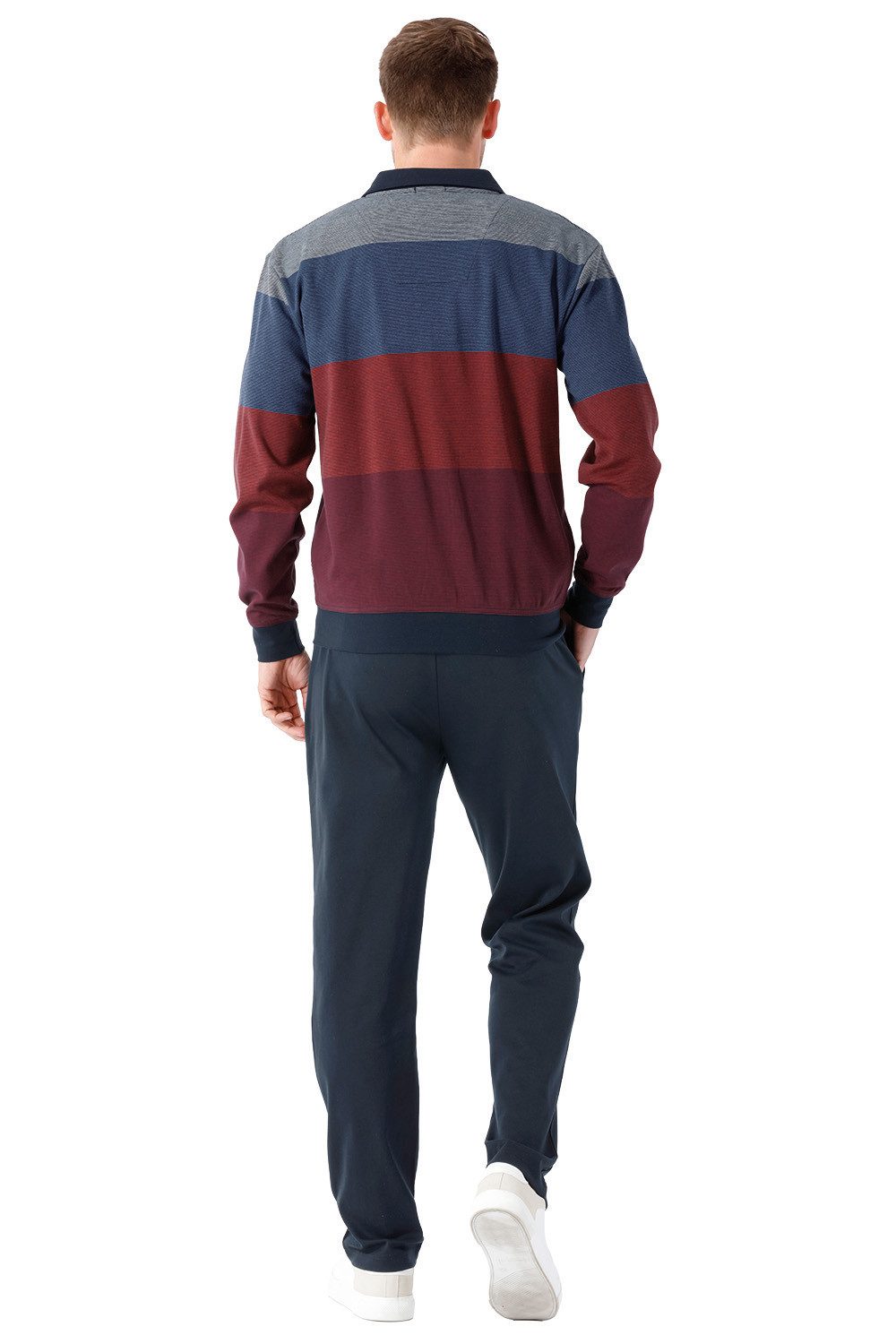 Hajo Hausanzug lang Jacke & Hose Herren Freizeitanzug Klima Komfort