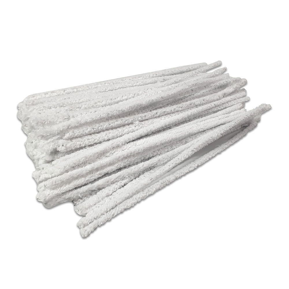 Coumo Basteldraht 100x Pfeifenreiniger Basteldrähte Kreativdraht Plüschdraht