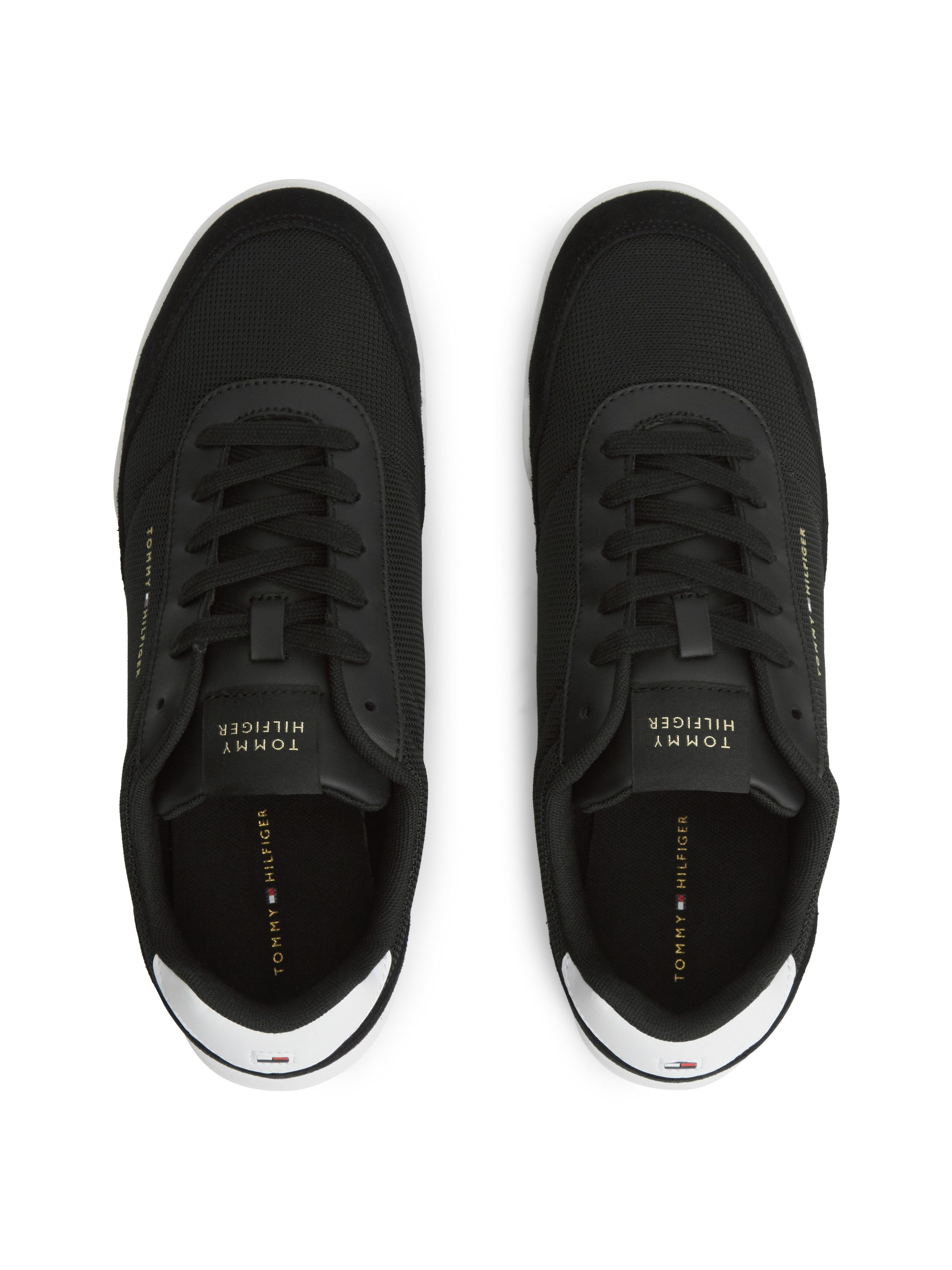 Tommy Hilfiger LO PRO CUPSOLE NYLON SUEDE MIX Sneaker Freizeitschuh, Halbschuh, Schnürschuh mit seitlichem Logo – Bild 5 von 5