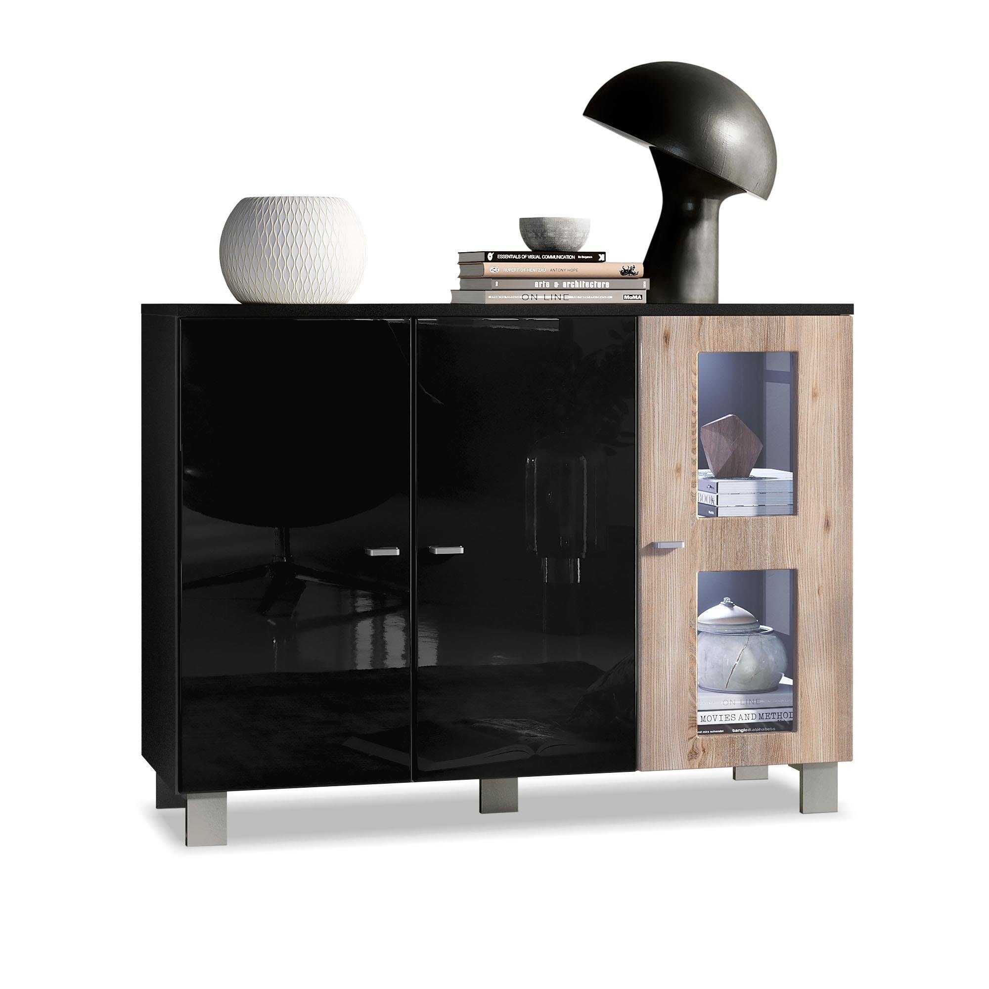 Vladon Sideboard Denjo (Kommode, mit 3 günstig online kaufen