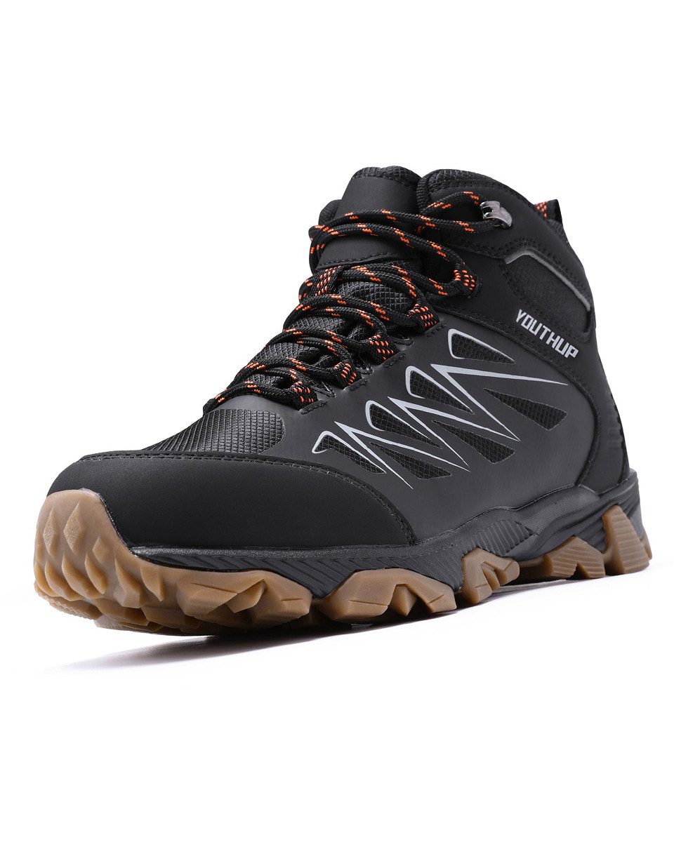 YOUTHUP Herren High-Top Sportschuh Wanderschuh wasserdicht & rutschfest