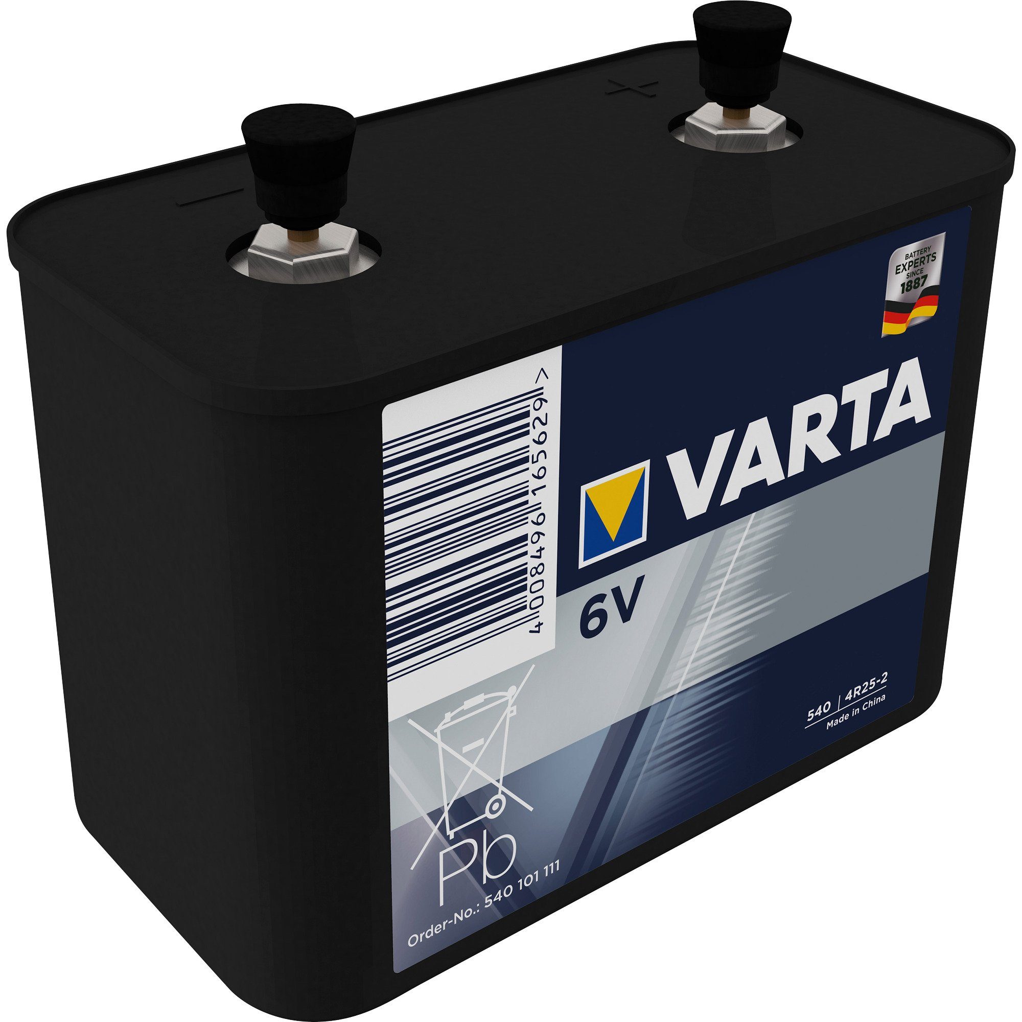 VARTA VARTA Spezial Longlife 540/4R25-2, Batterie, (1 Batterie