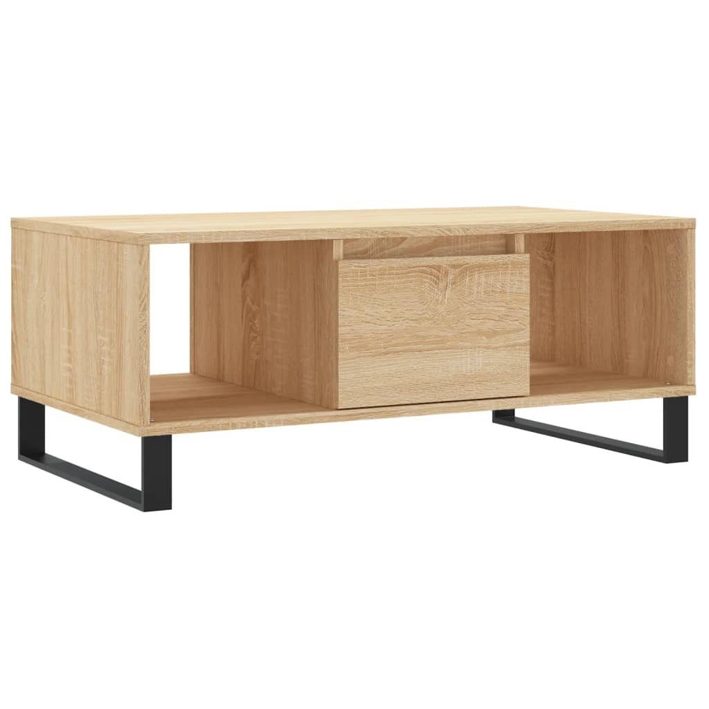 vidaXL Eiche Couchtisch Sonoma 90x50x36,5 Holzwerkstoff Eiche Couchtisch cm Sonoma-Eiche (1-St) Sonoma |