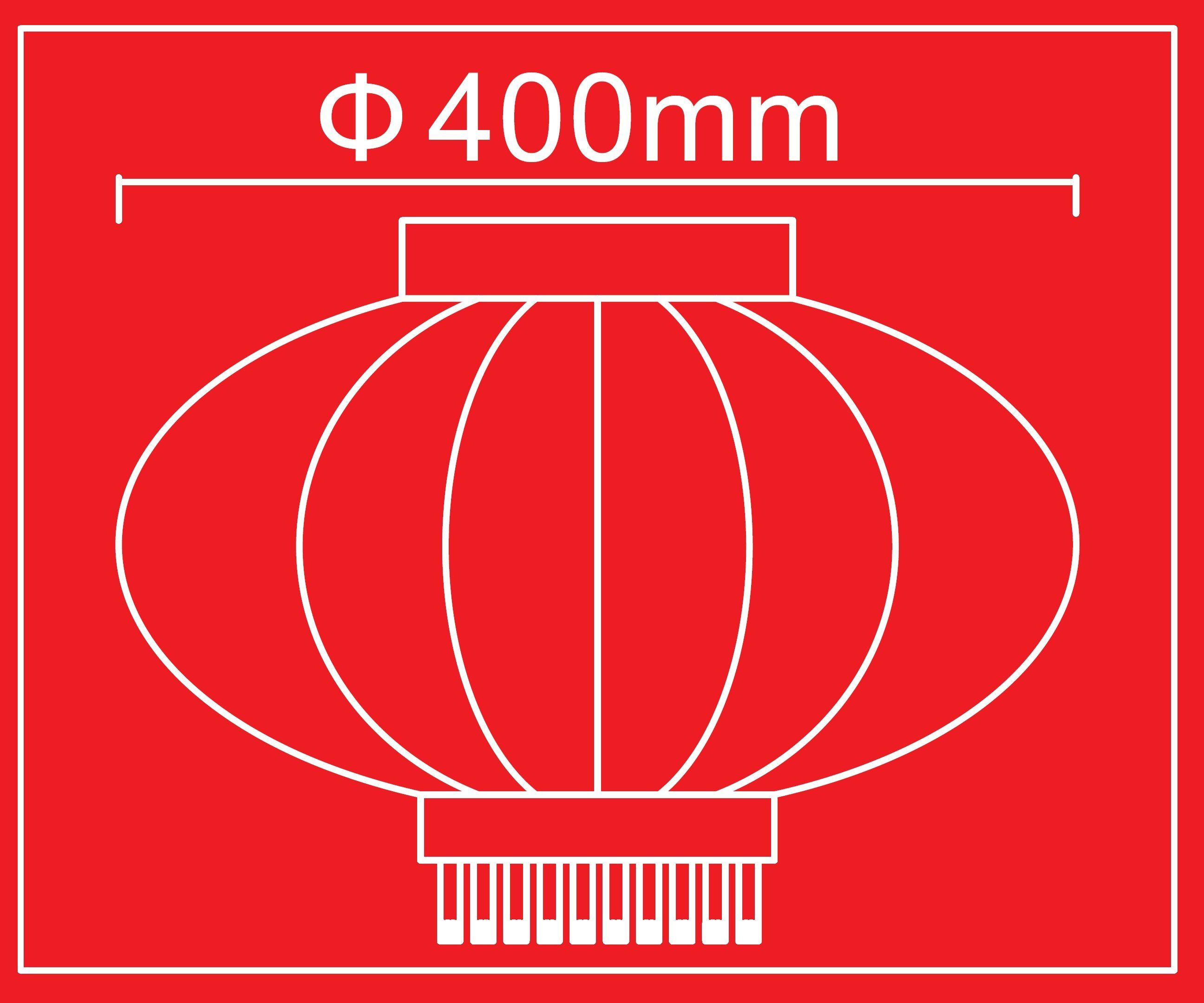 TRANGO Lampion, LT400-01 chinesische Laterne *LUCK* Pendelleuchte, 40cm Dur günstig online kaufen