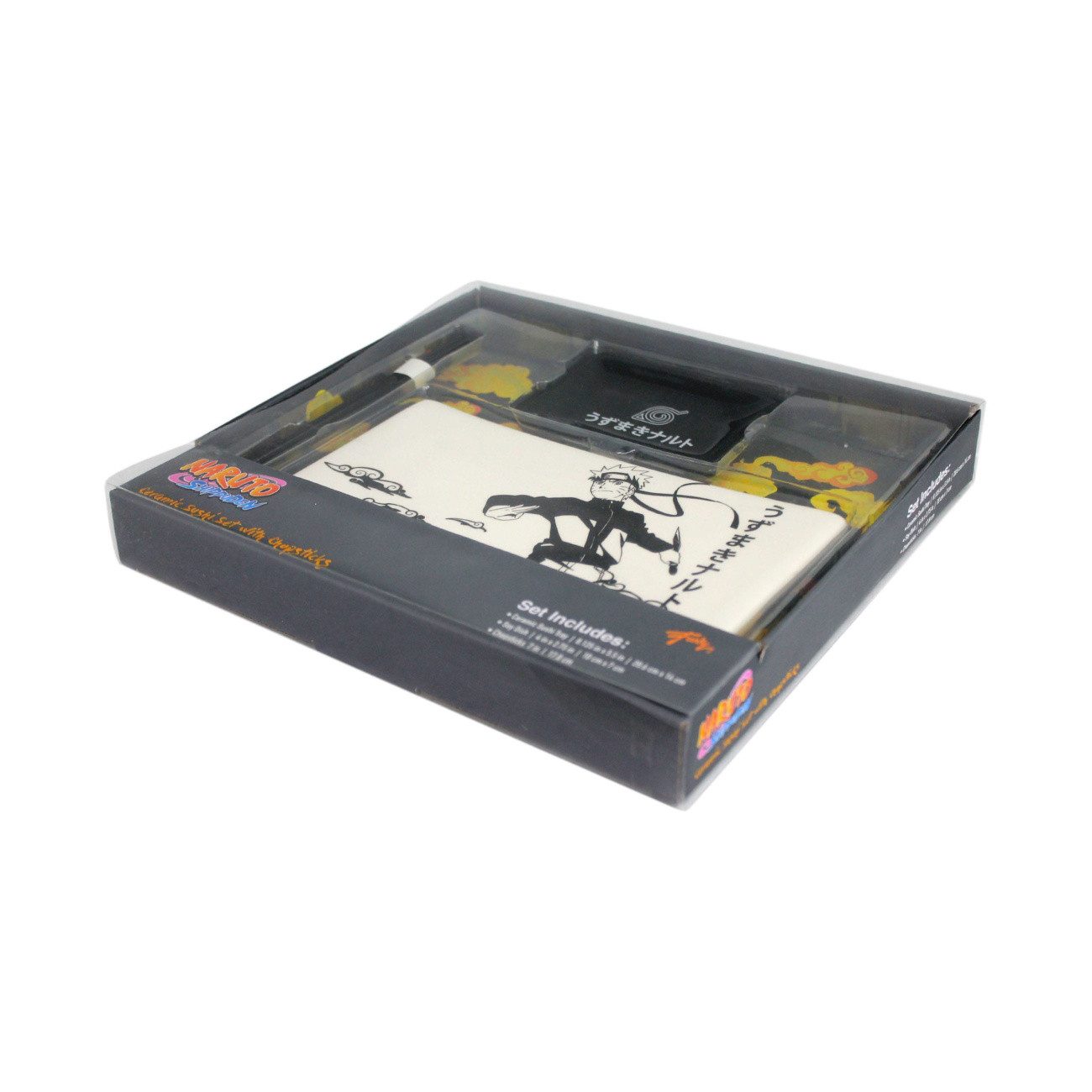 Just Funky Suppenschüssel Naruto Shippuden Keramik Sushi Set mit Essstäbchen Naruto