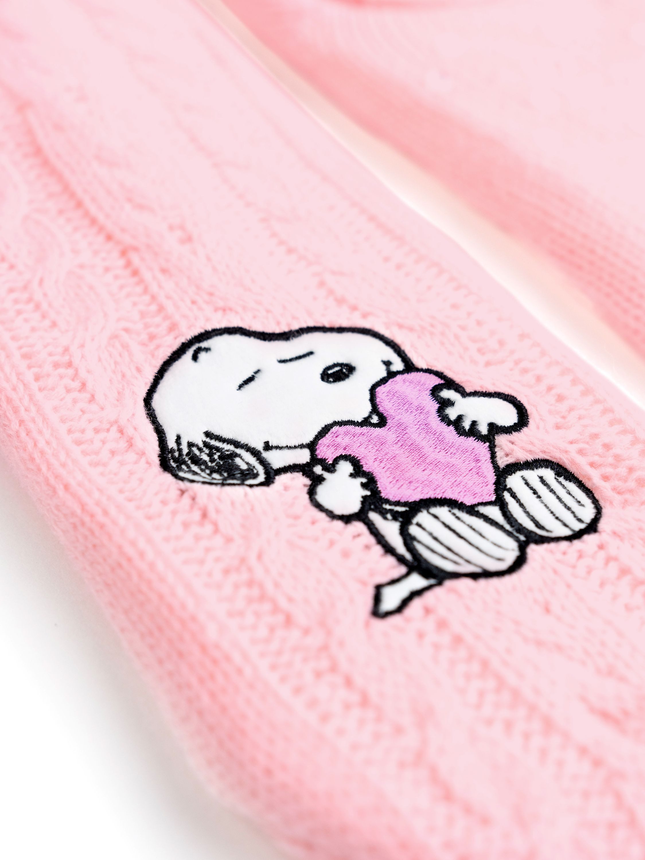 United Labels® Haussocken Peanuts Snoopy Hüttensocken Strick Haussocken Kuschelsocken – Bild 3 von 5