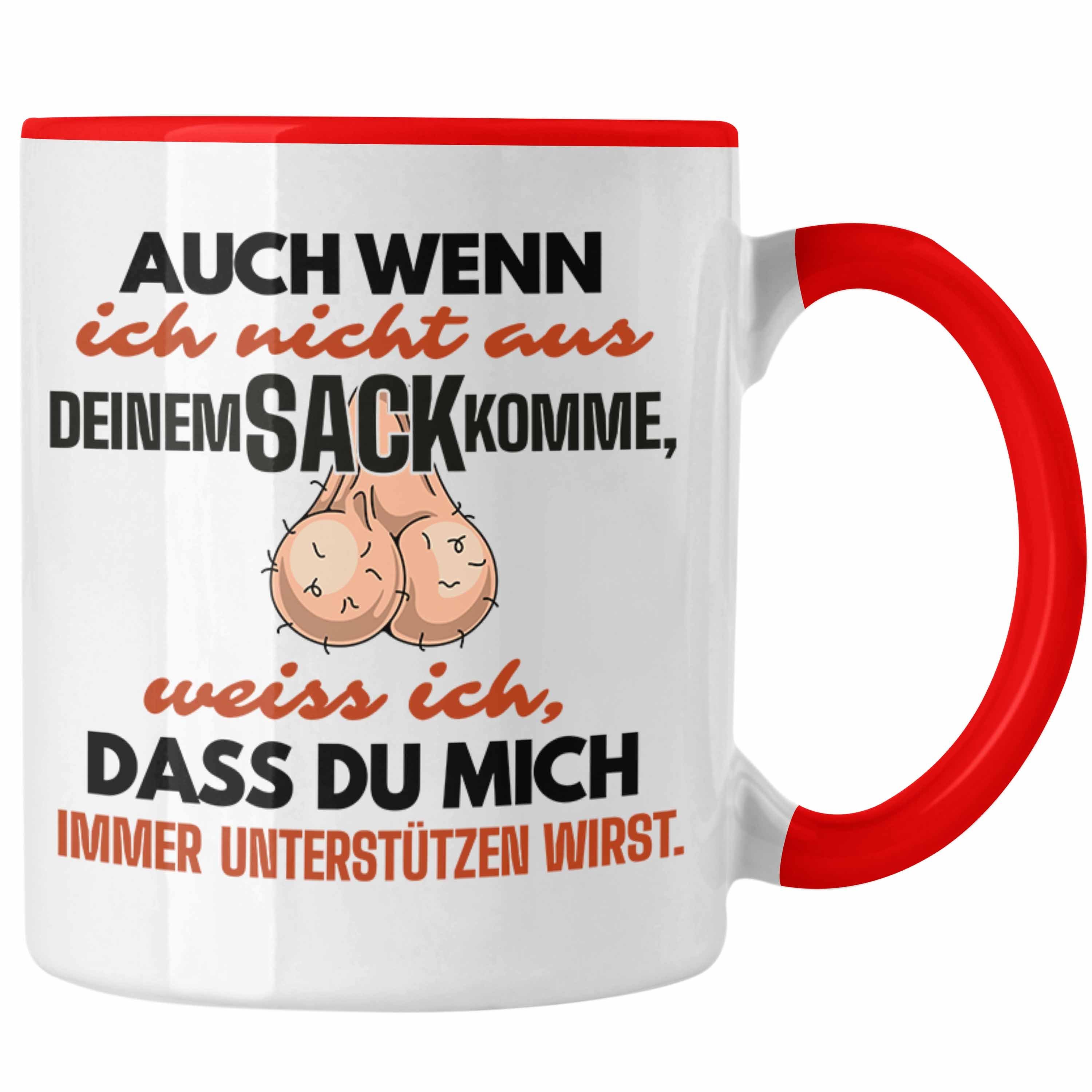 Trendation Tasse Trendation - Stiefvater Geschenk Tasse Vatertag Lustiger Spruch Auch W