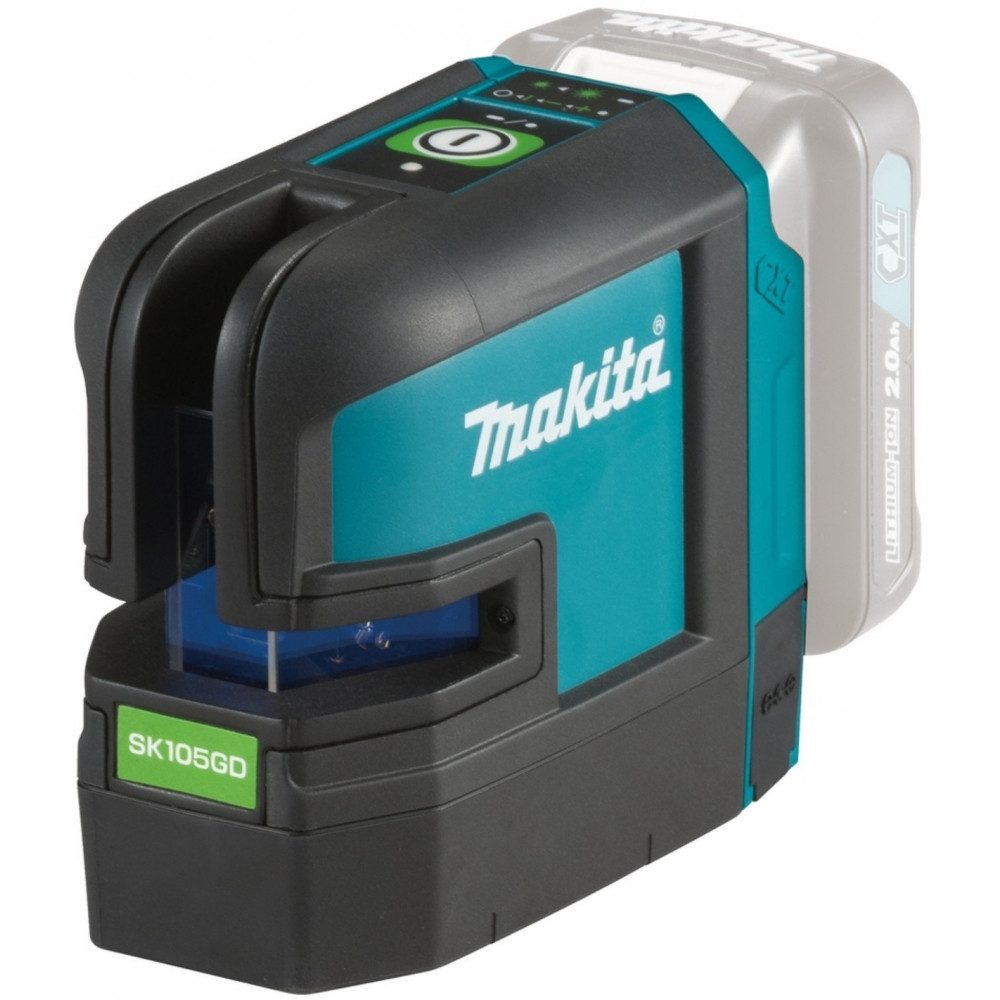 Makita Elektrowerkzeug-Set Makita SK105GDZ Kreuzlinien-Nivellier-Laser
