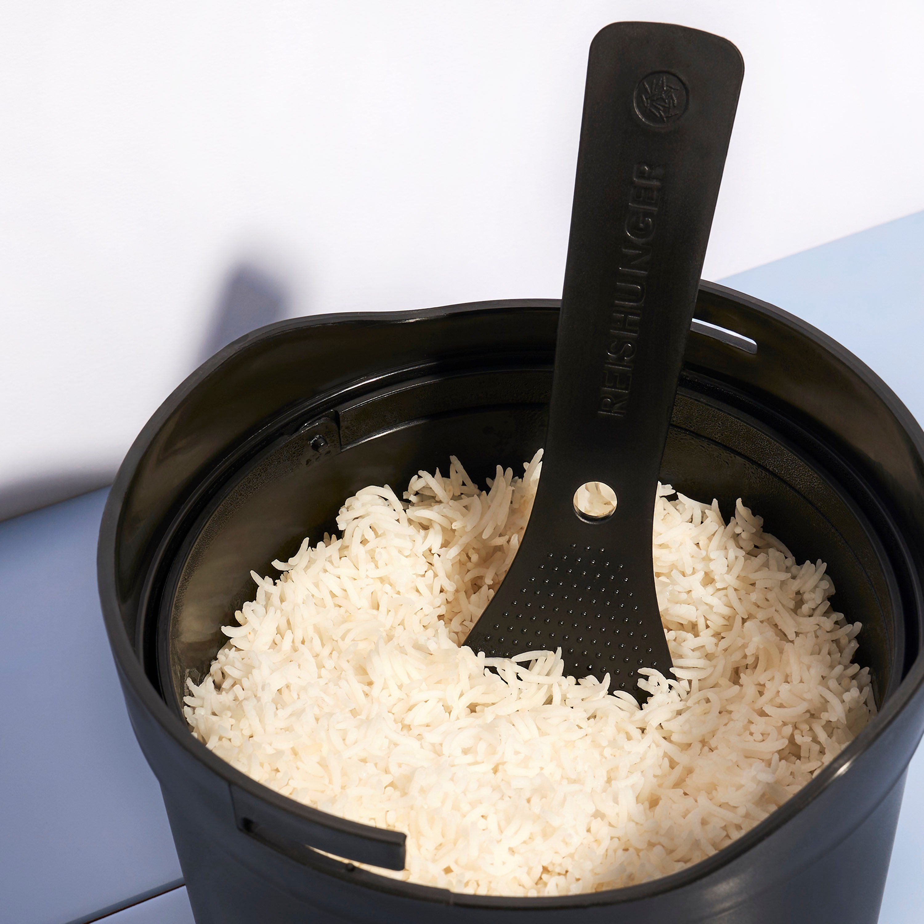 Reishunger Reiskocher Mikrowellen Reiskocher, 1,7 Liter, Einfach zu reinigen & spülmaschinengeeignet