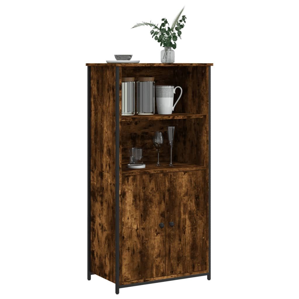 vidaXL Highboard Highboard Räuchereiche 62x36x121,5 cm günstig online kaufen