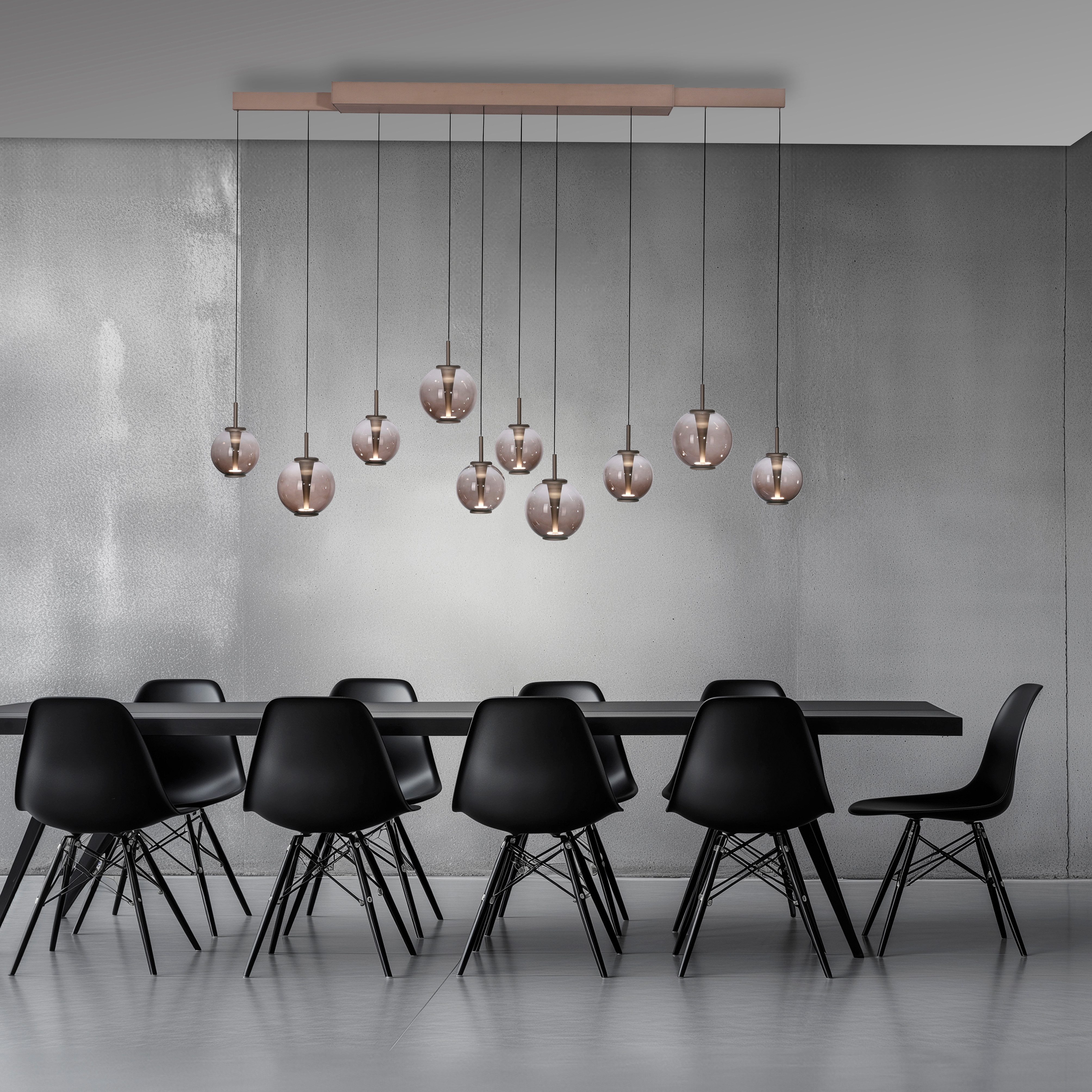 Neuhaus PURE LED Pendelleuchte PURE E-Infinity, CCT - über Fernbedienung, LED fest integriert, warmweiß - kaltweiß, e-SLIDE® Funktion, CCT, dimmbar, Fernbedienung